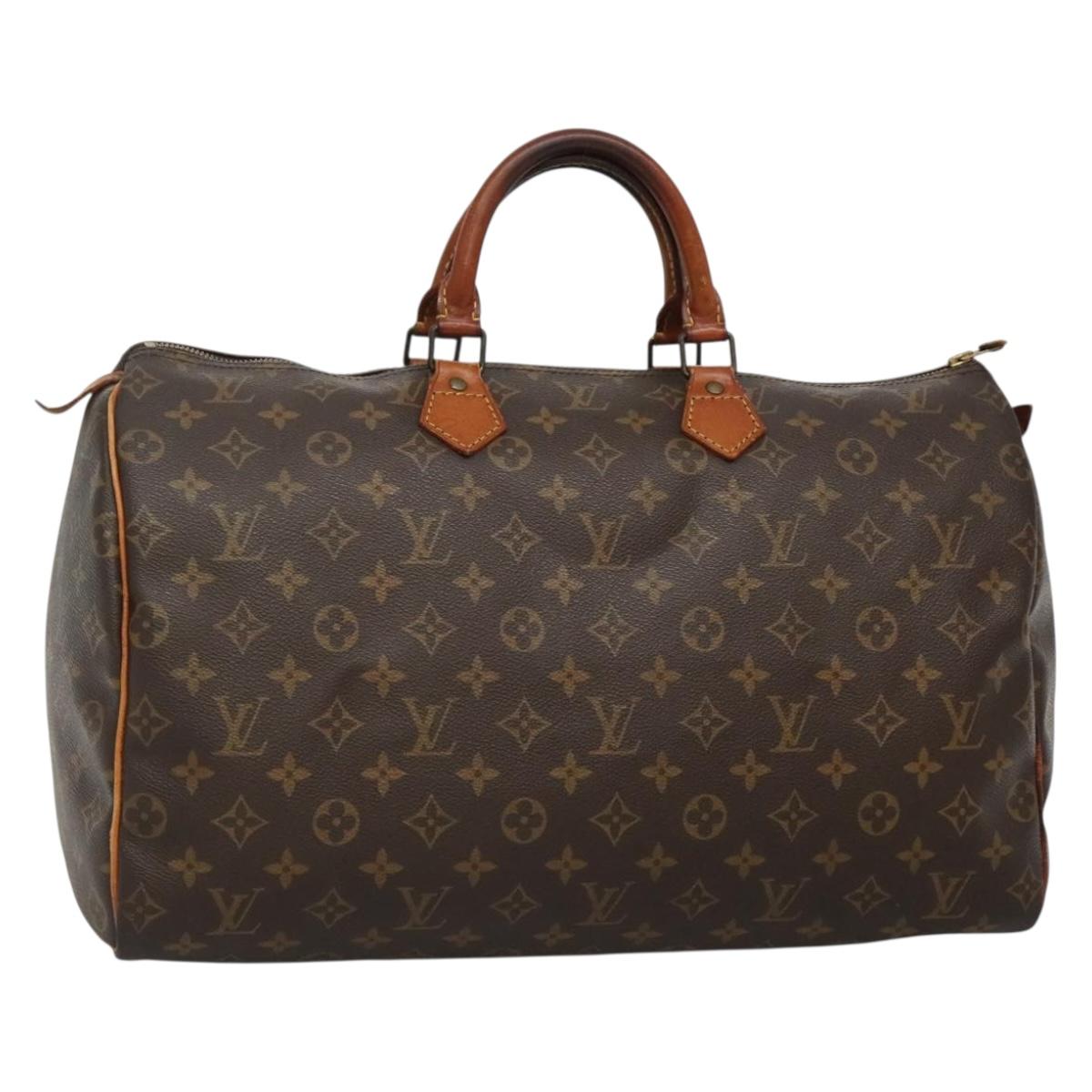 LOUIS VUITTON Monogram Speedy 40 Hand Bag M41522 LV Auth bs27584