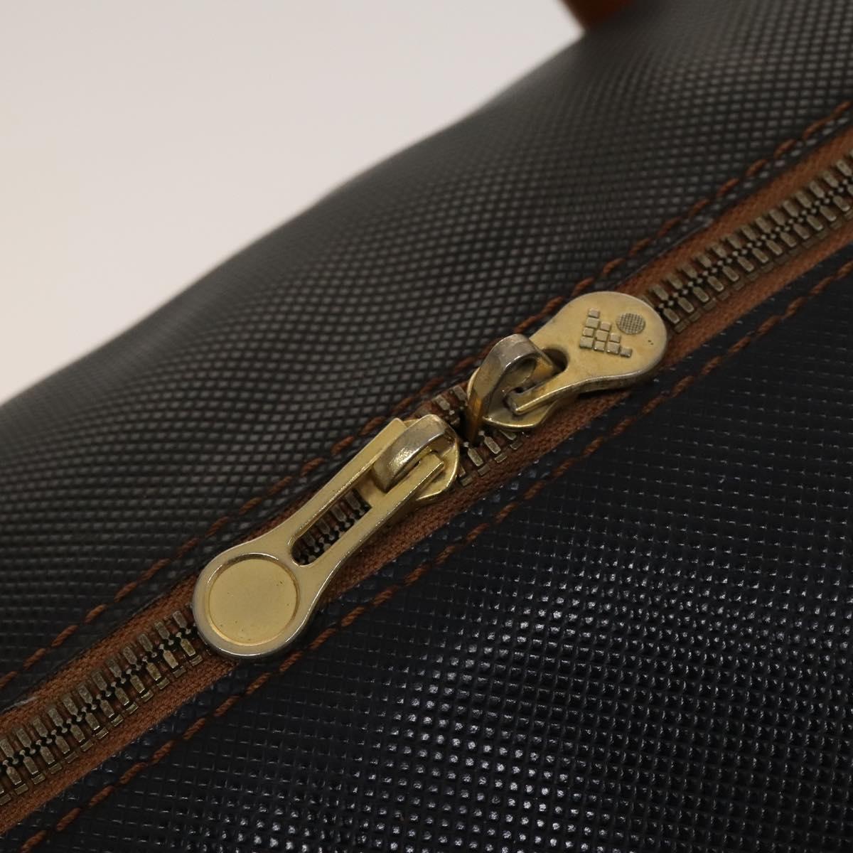 BOTTEGA VENETA Boston Bag PVC Navy Gold Auth bs27699