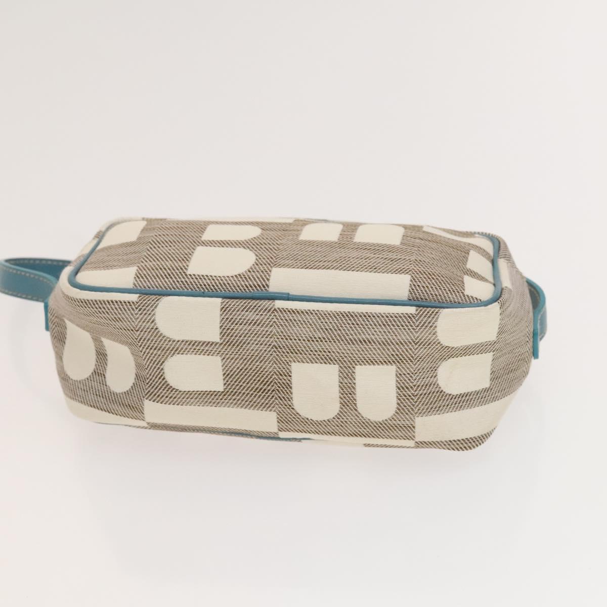 BALLY Bag Canvas Leather 3Set Black white Auth bs27713