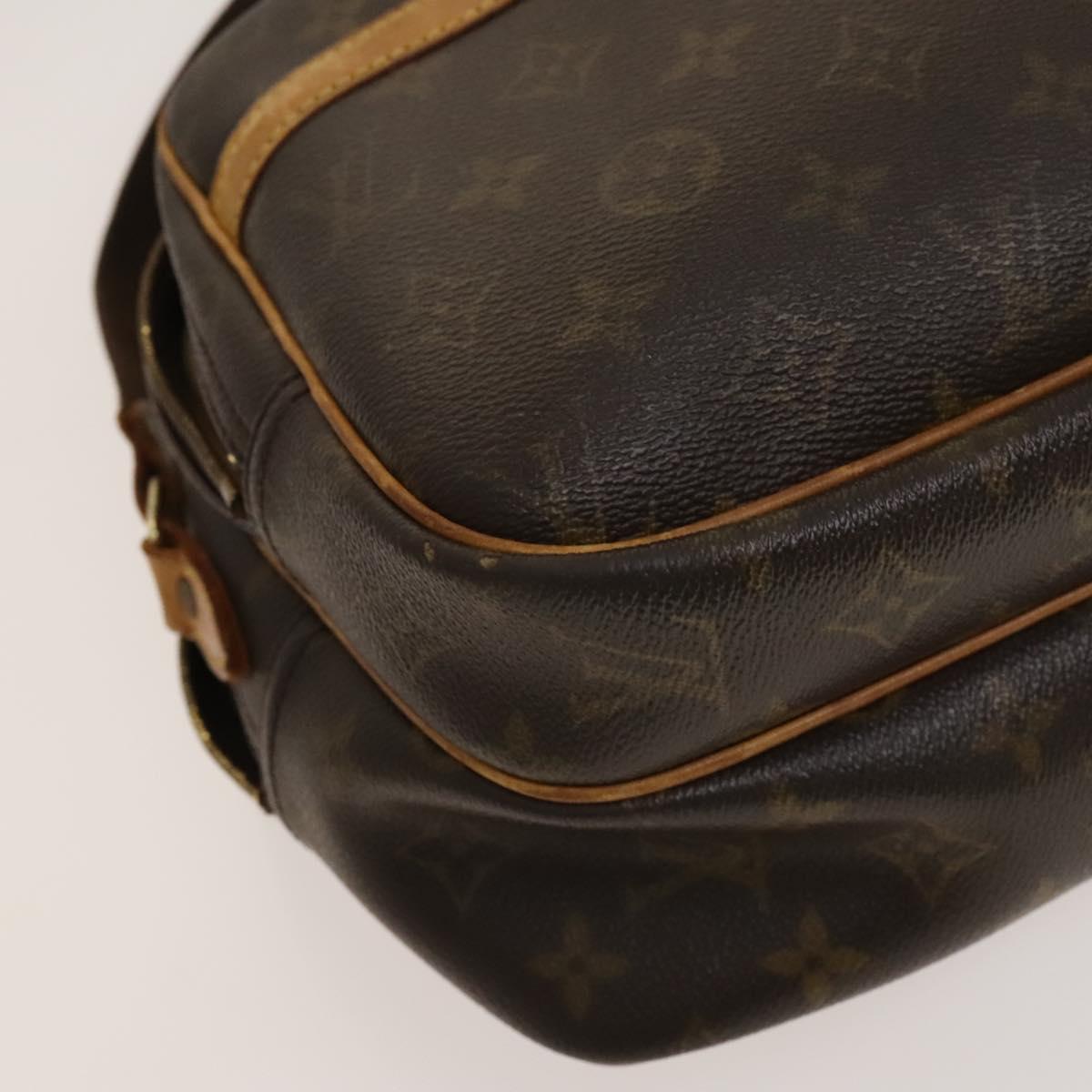 LOUIS VUITTON Monogram Reporter PM Shoulder Bag M45254 LV Auth bs27726