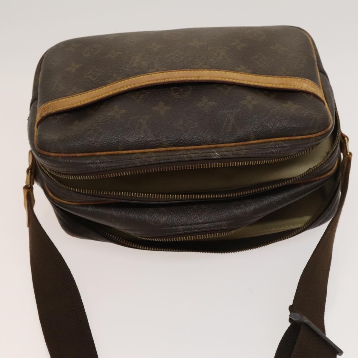 LOUIS VUITTON Monogram Reporter PM Shoulder Bag M45254 LV Auth bs27726