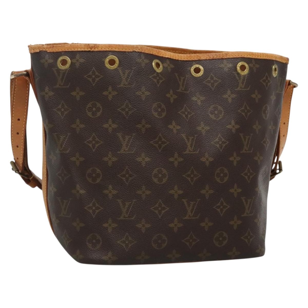 LOUIS VUITTON Monogram Petit Noe Shoulder Bag M42226 LV Auth bs27730