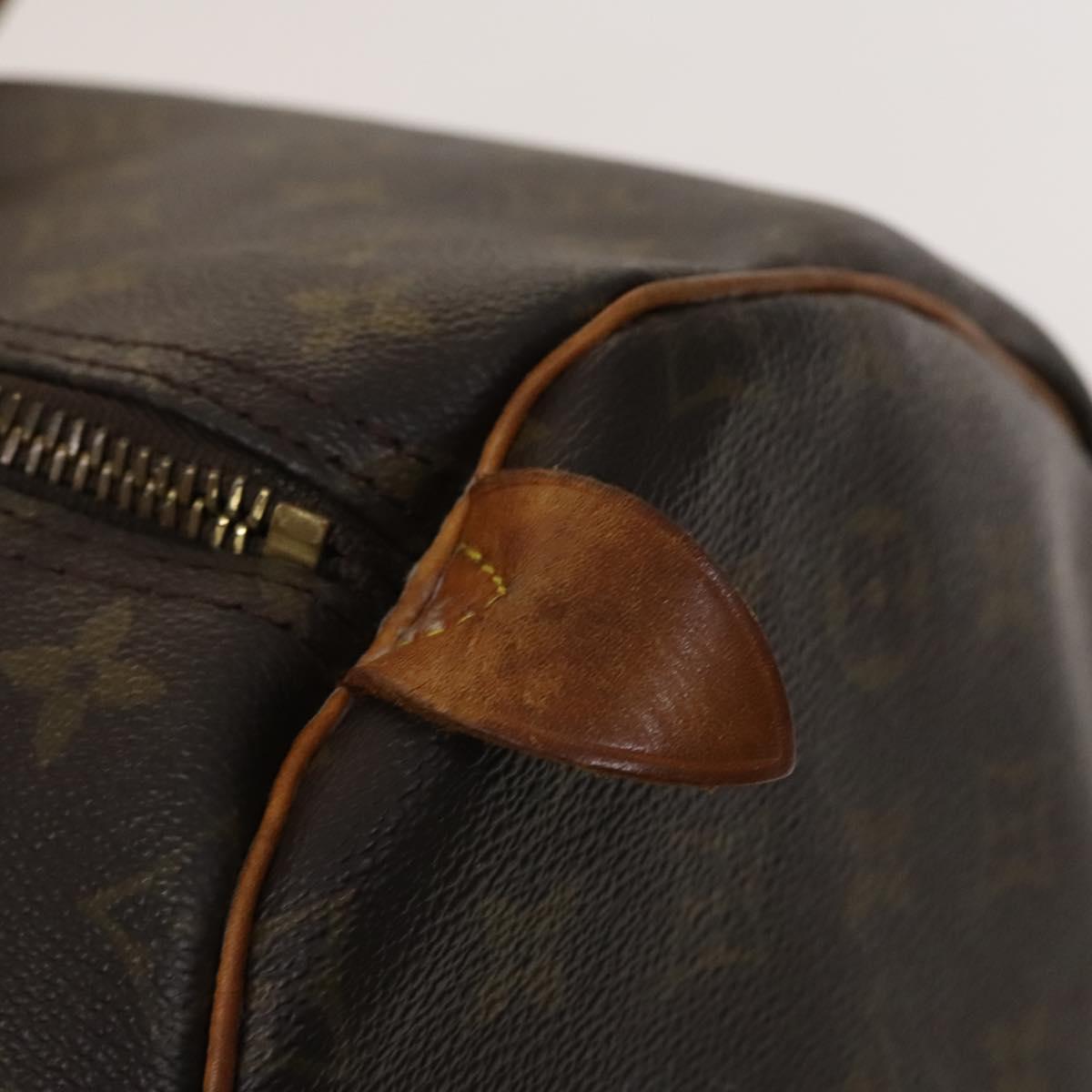 LOUIS VUITTON Monogram Keepall 55 Boston Bag M41424 LV Auth bs27742