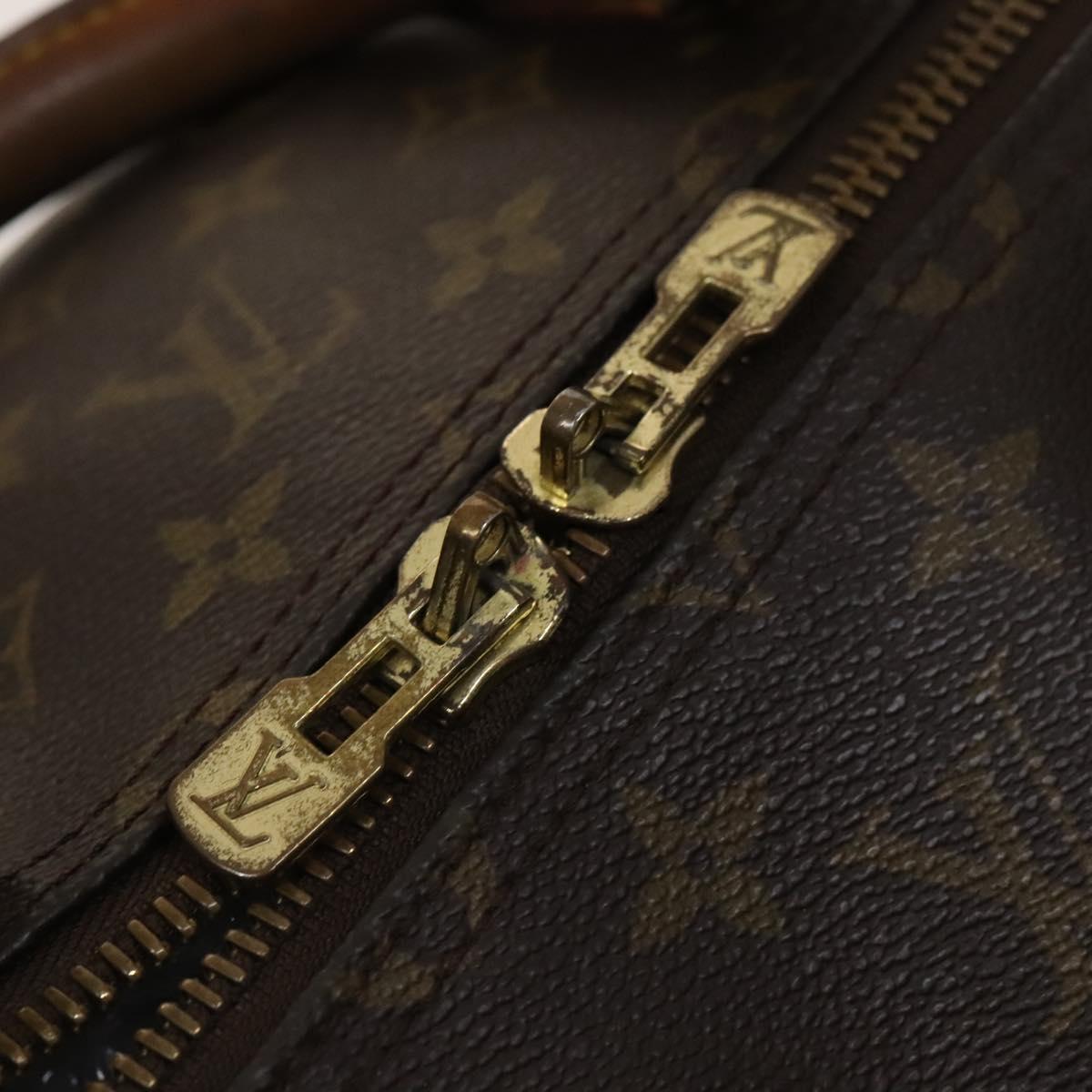 LOUIS VUITTON Monogram Keepall 55 Boston Bag M41424 LV Auth bs27742