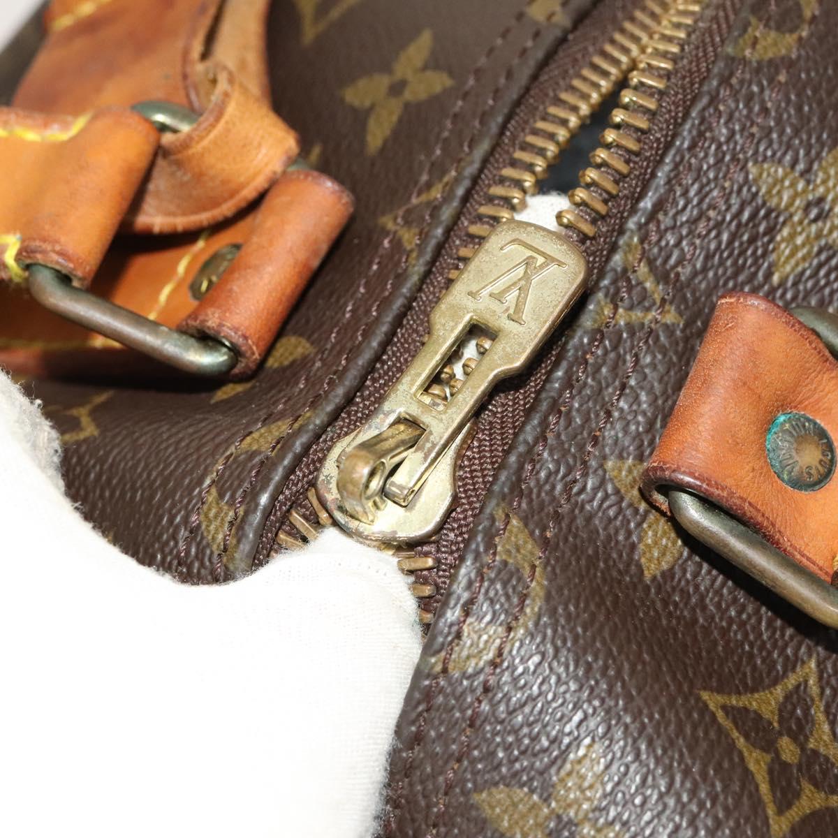 LOUIS VUITTON Monogram Keepall 55 Boston Bag M41424 LV Auth bs27742