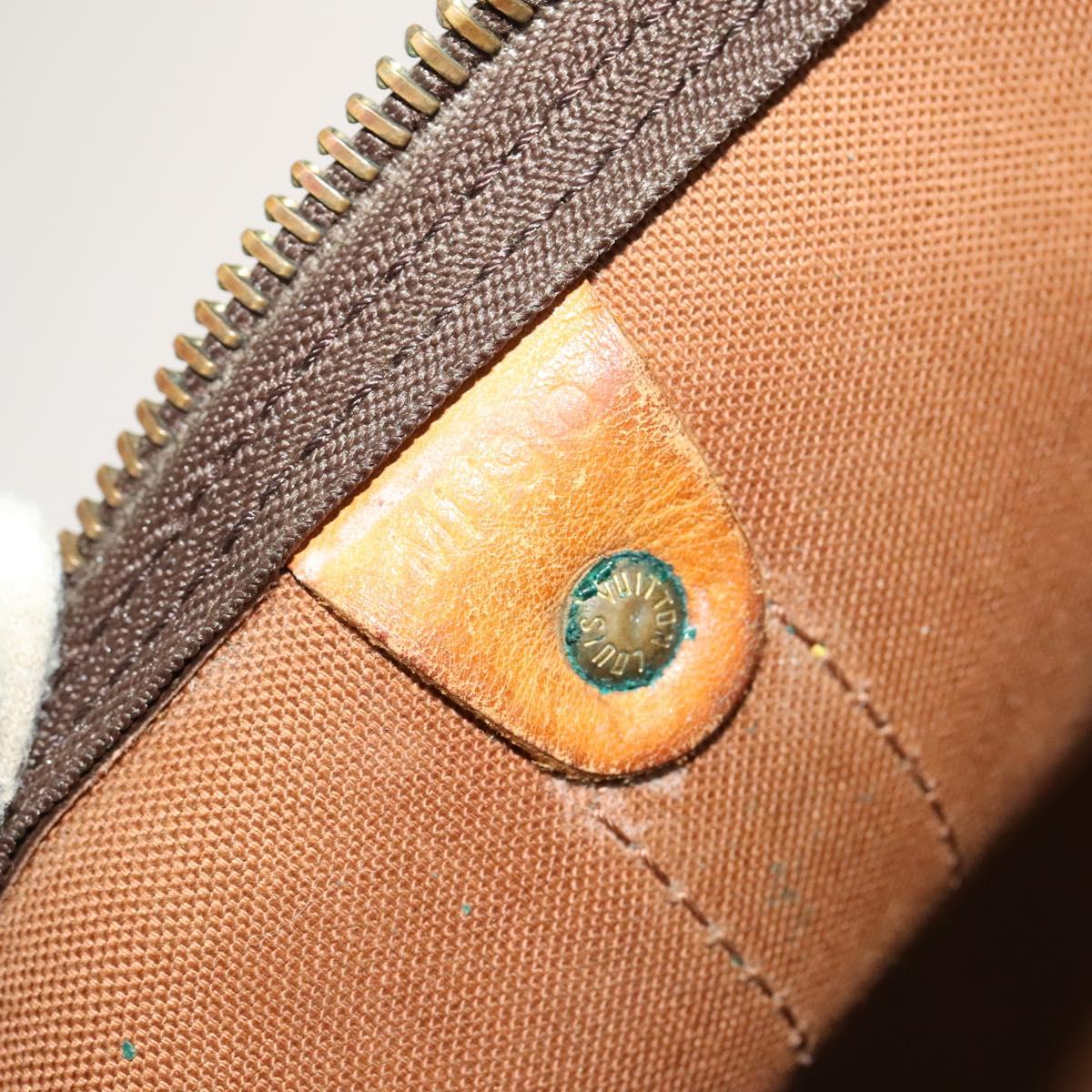 LOUIS VUITTON Monogram Keepall 55 Boston Bag M41424 LV Auth bs27742