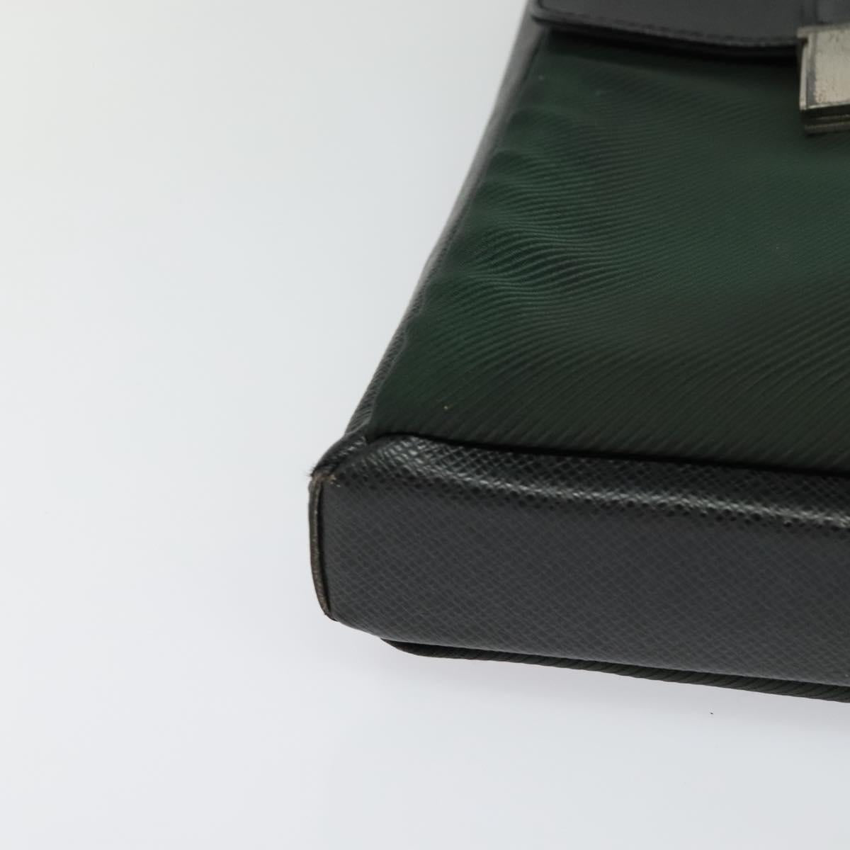 LOUIS VUITTON Taiga Saratov GM Shoulder Bag Ardoise M30882 LV Auth bs27760