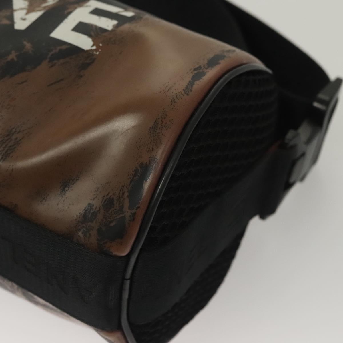 CHANEL Shoulder Bag PVC Black CC Auth bs27803