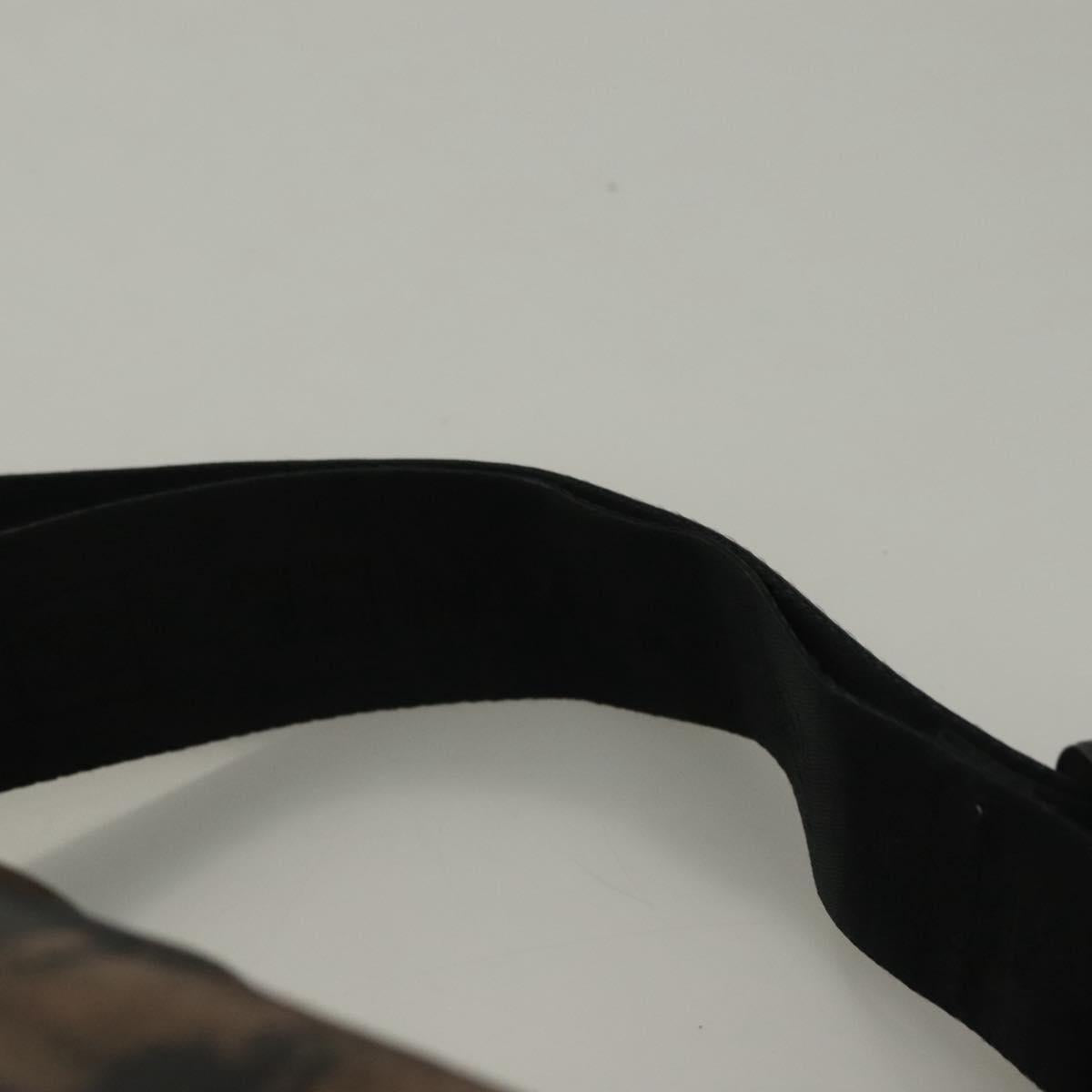 CHANEL Shoulder Bag PVC Black CC Auth bs27803