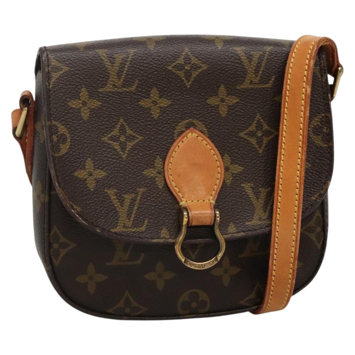 LOUIS VUITTON Monogram Saint Cloud PM Shoulder Bag M51244 LV Auth bs27805