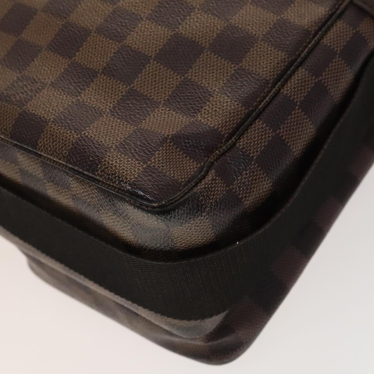 LOUIS VUITTON Damier Ebene Broadway Shoulder Bag N42270 LV Auth bs27810