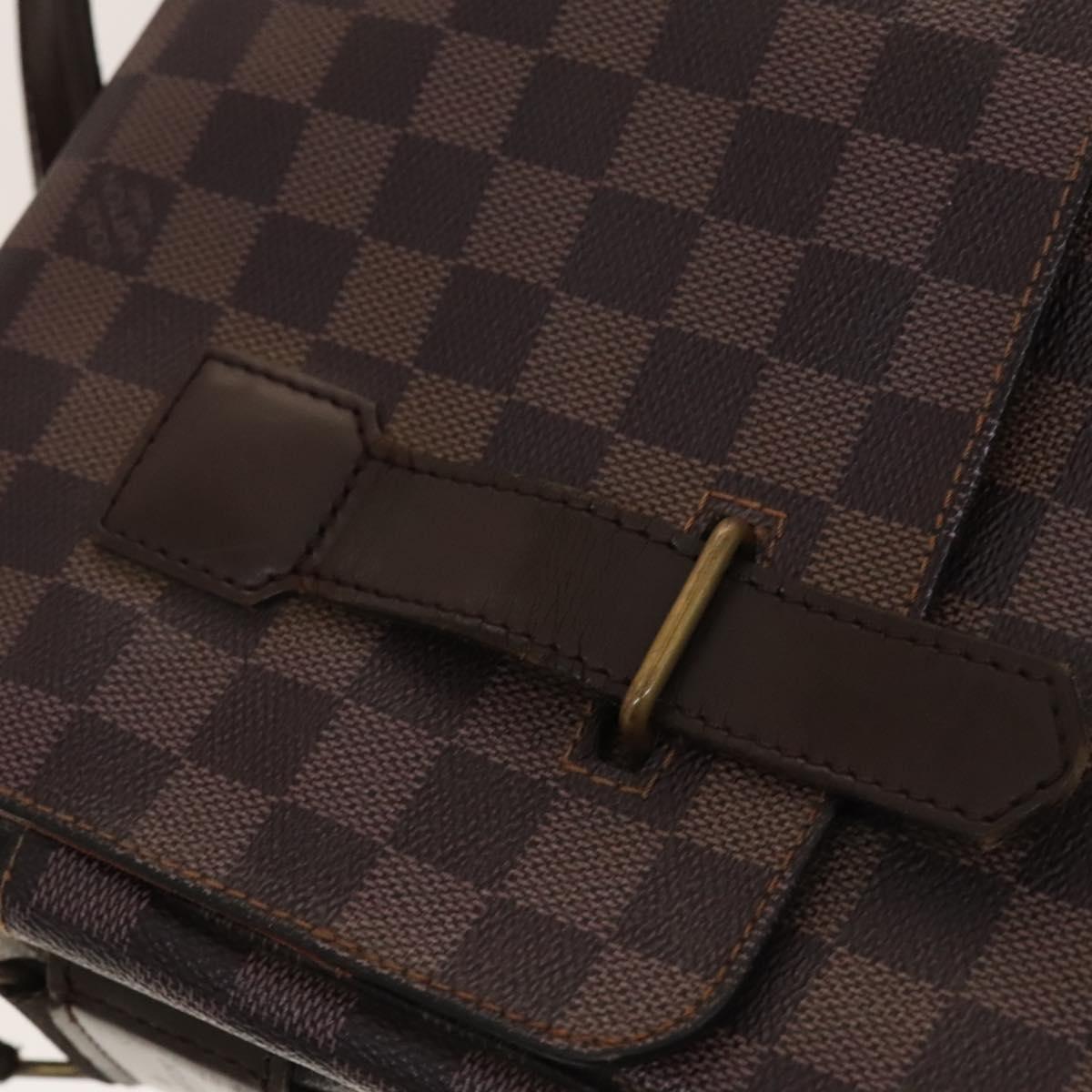 LOUIS VUITTON Damier Ebene Broadway Shoulder Bag N42270 LV Auth bs27810