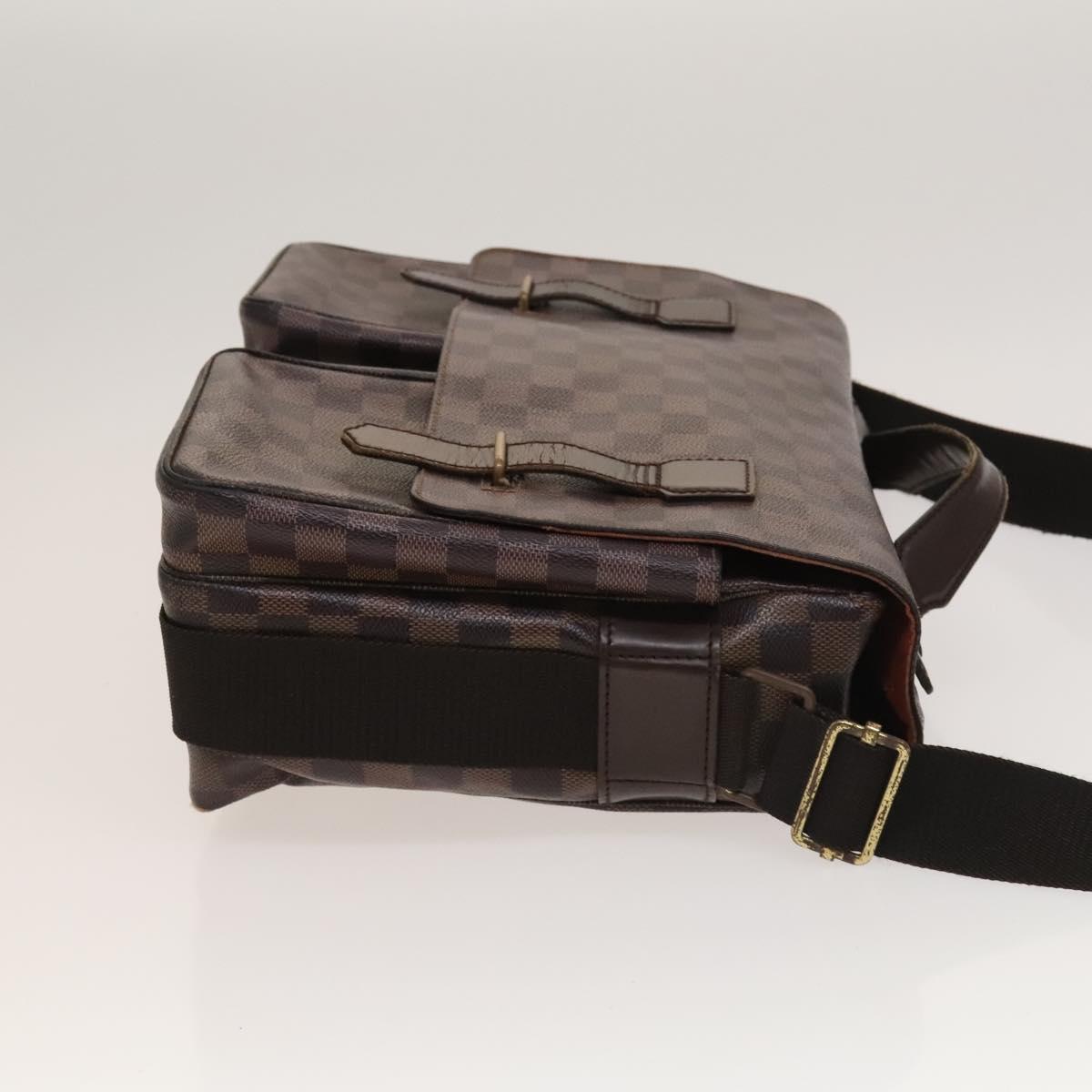 LOUIS VUITTON Damier Ebene Broadway Shoulder Bag N42270 LV Auth bs27810