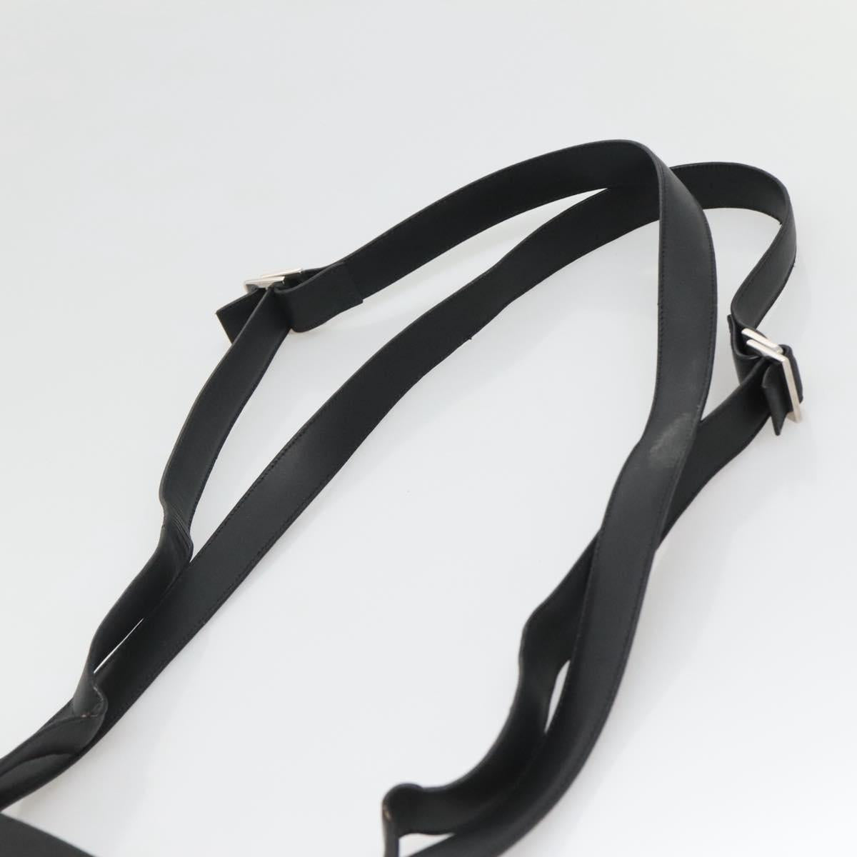 Salvatore Ferragamo Tote Bag Nylon Black Silver Auth bs27830