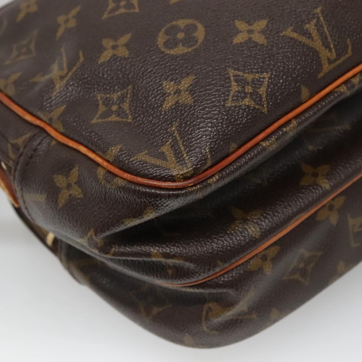 LOUIS VUITTON Monogram Reporter PM Shoulder Bag M45254 LV Auth bs27949