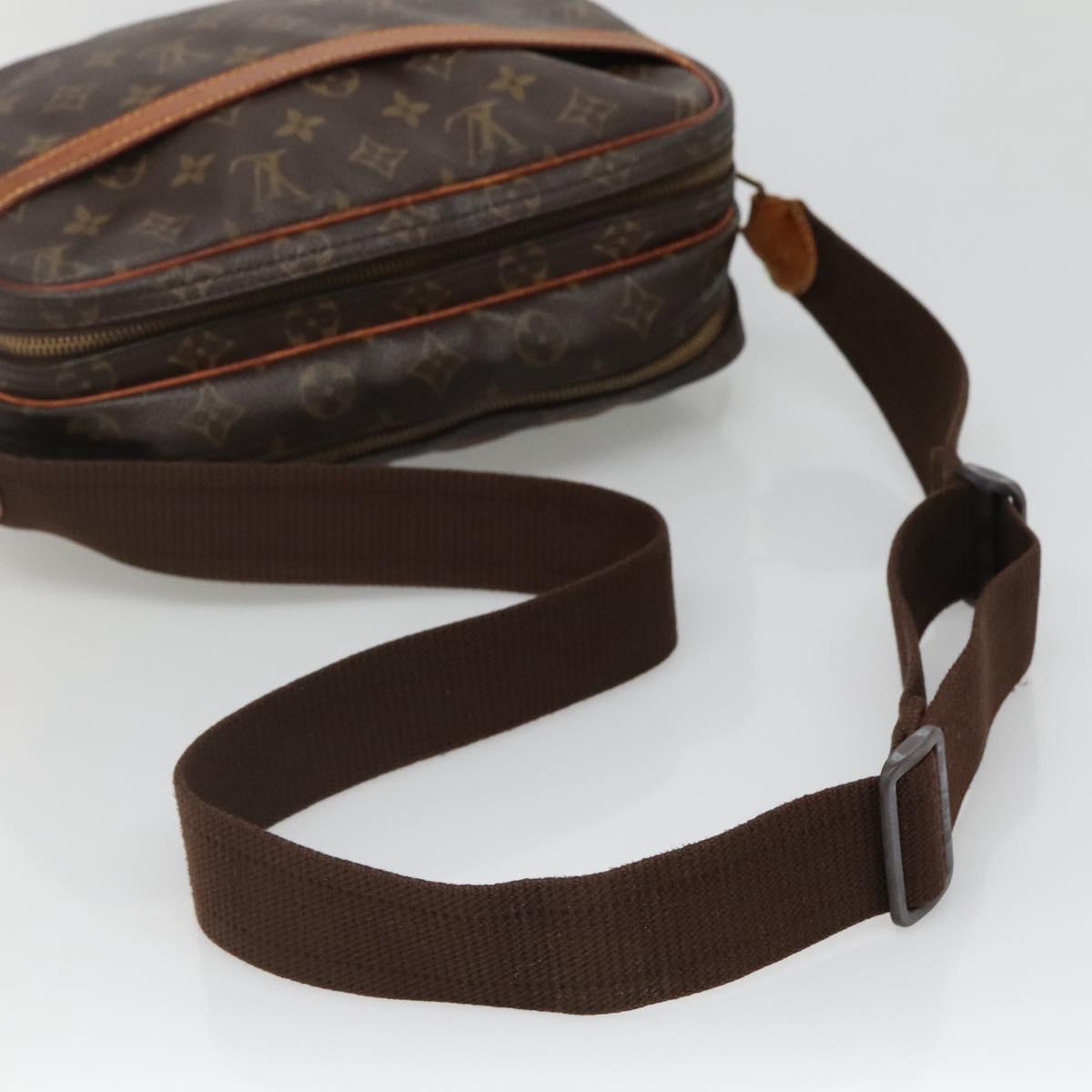 LOUIS VUITTON Monogram Reporter PM Shoulder Bag M45254 LV Auth bs27949