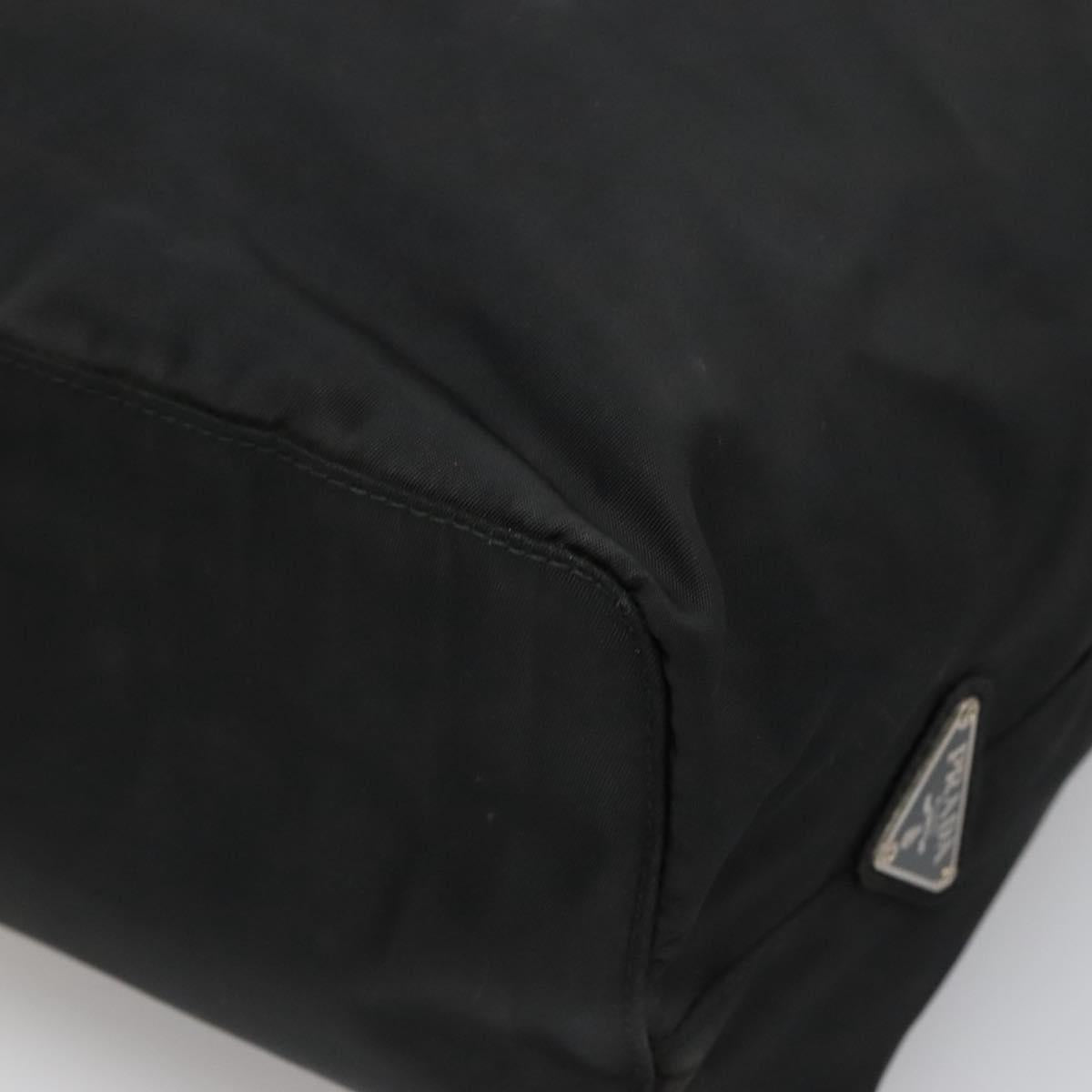 PRADA Hand Bag Nylon Black Auth bs28060