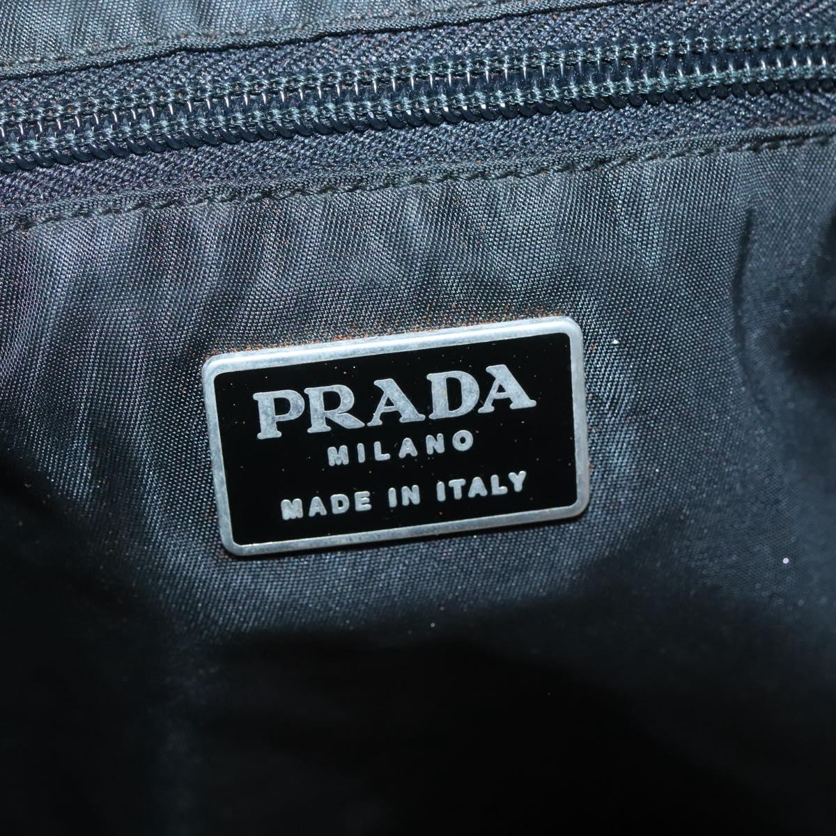 PRADA Hand Bag Nylon Black Auth bs28060
