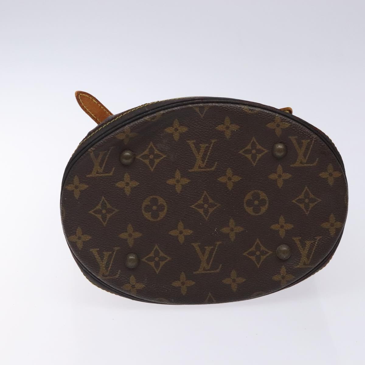 LOUIS VUITTON Monogram Bucket PM Shoulder Bag M42238 LV Auth bs28094