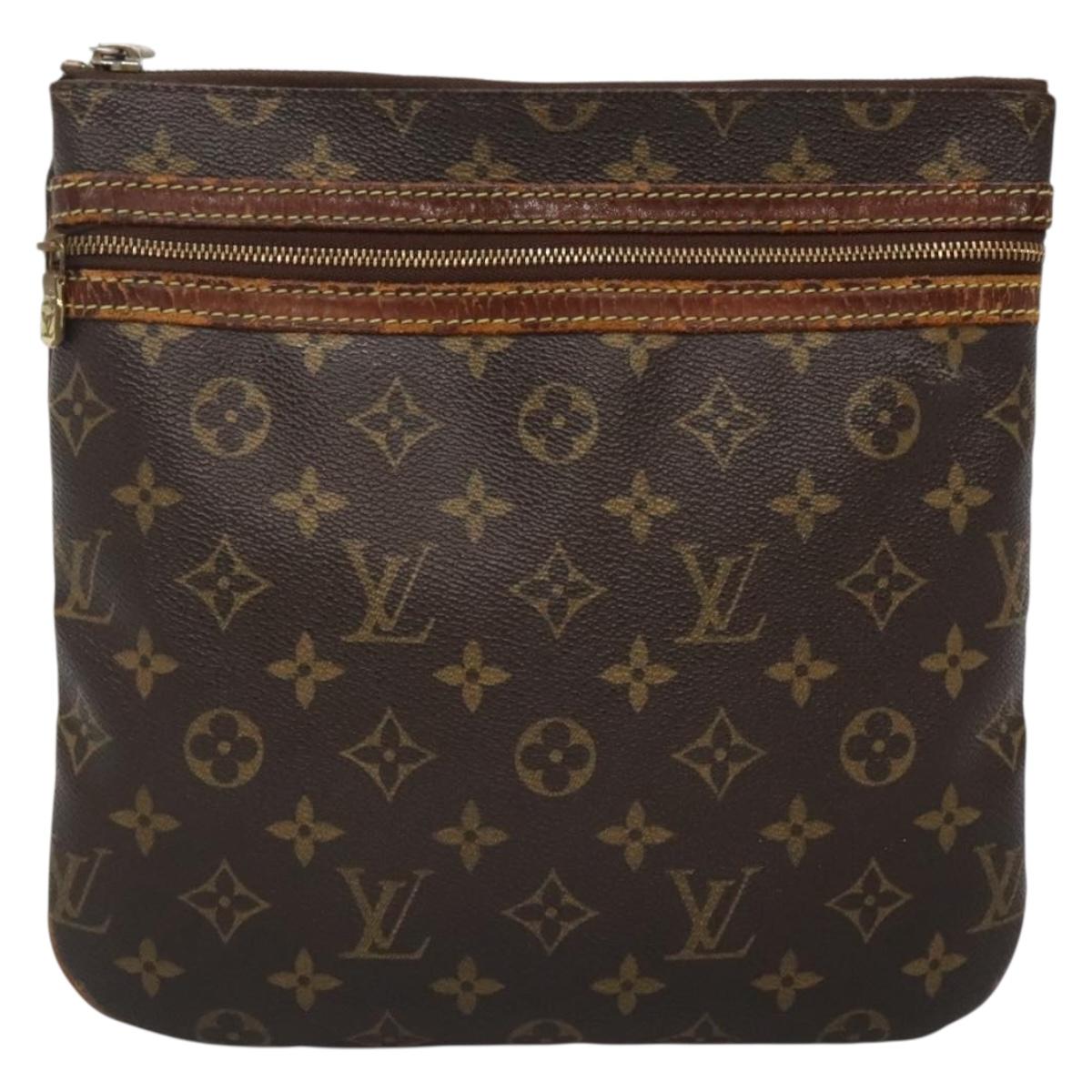LOUIS VUITTON Monogram Pochette Bosphore Shoulder Bag M40044 LV Auth bs28103