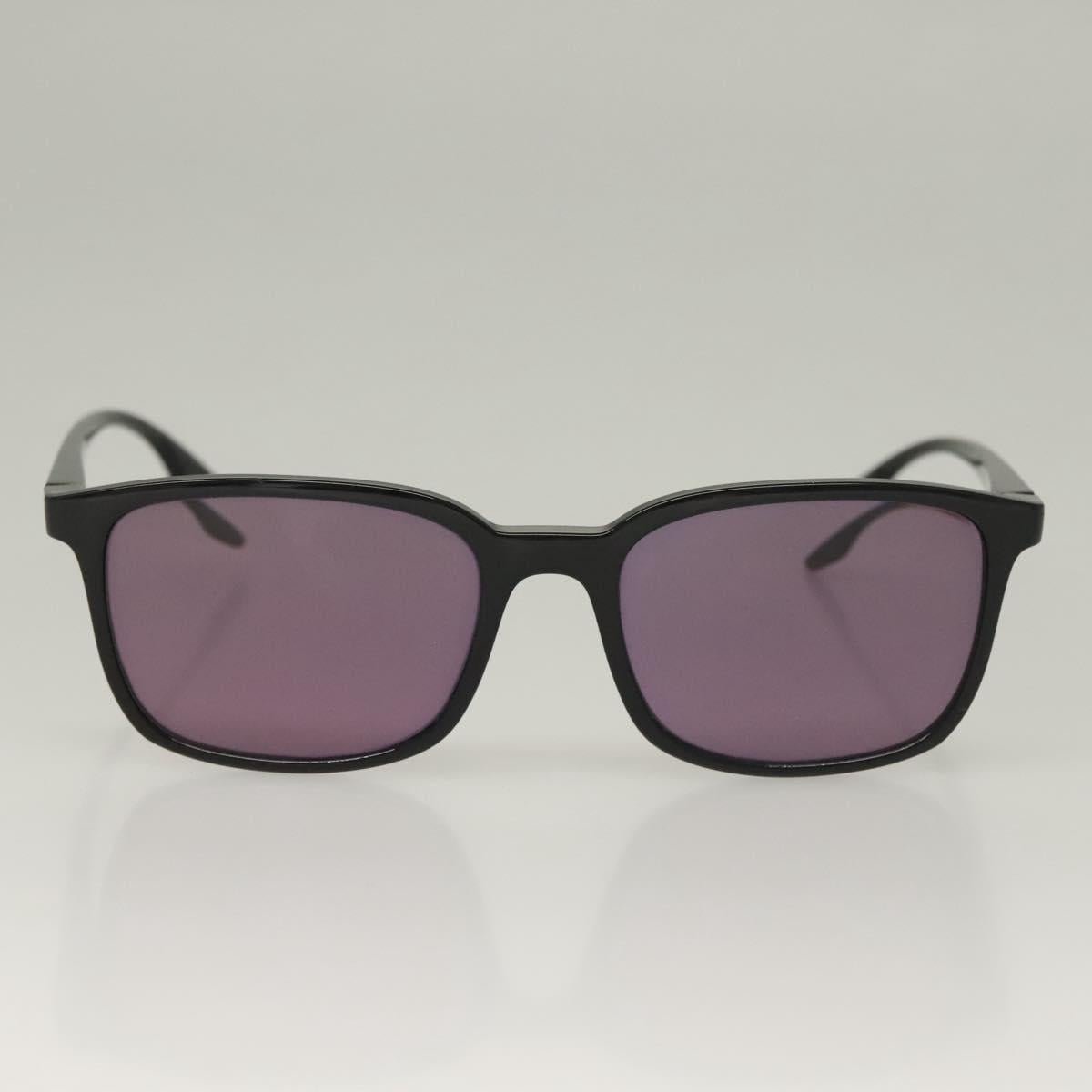 PRADA Sunglasses Plastic Black Auth bs28173