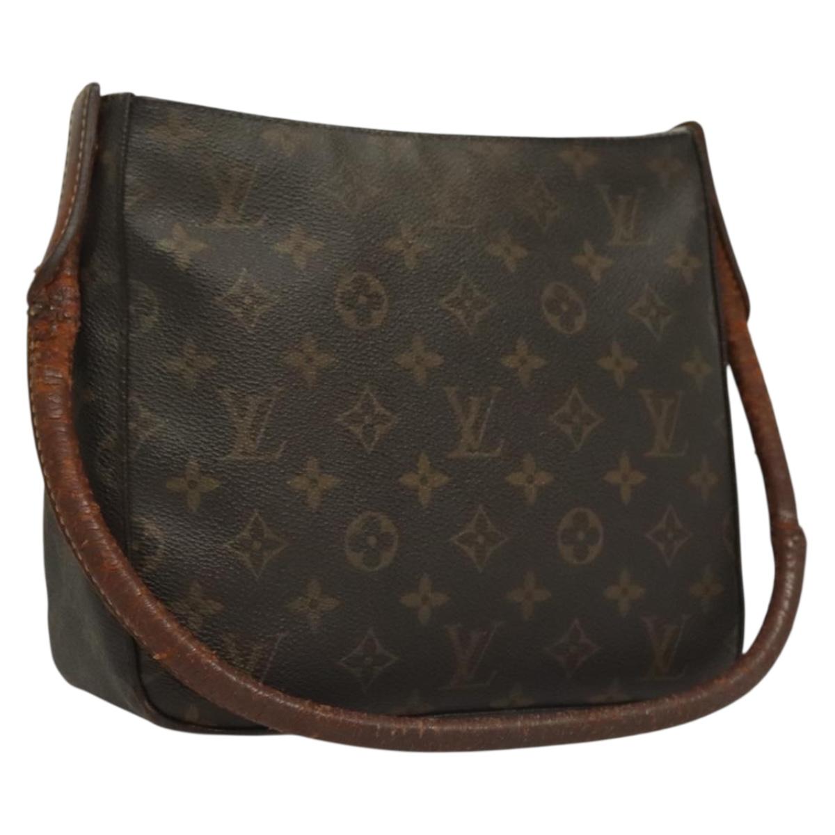LOUIS VUITTON Monogram Looping MM Shoulder Bag M51146 LV Auth bs28192