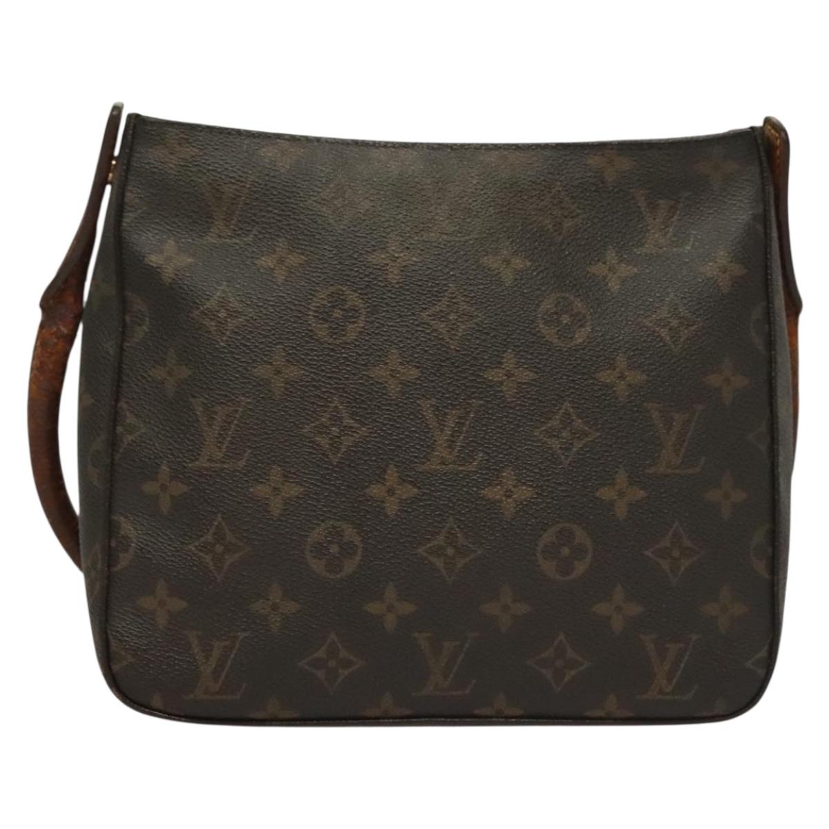 LOUIS VUITTON Monogram Looping MM Shoulder Bag M51146 LV Auth bs28192