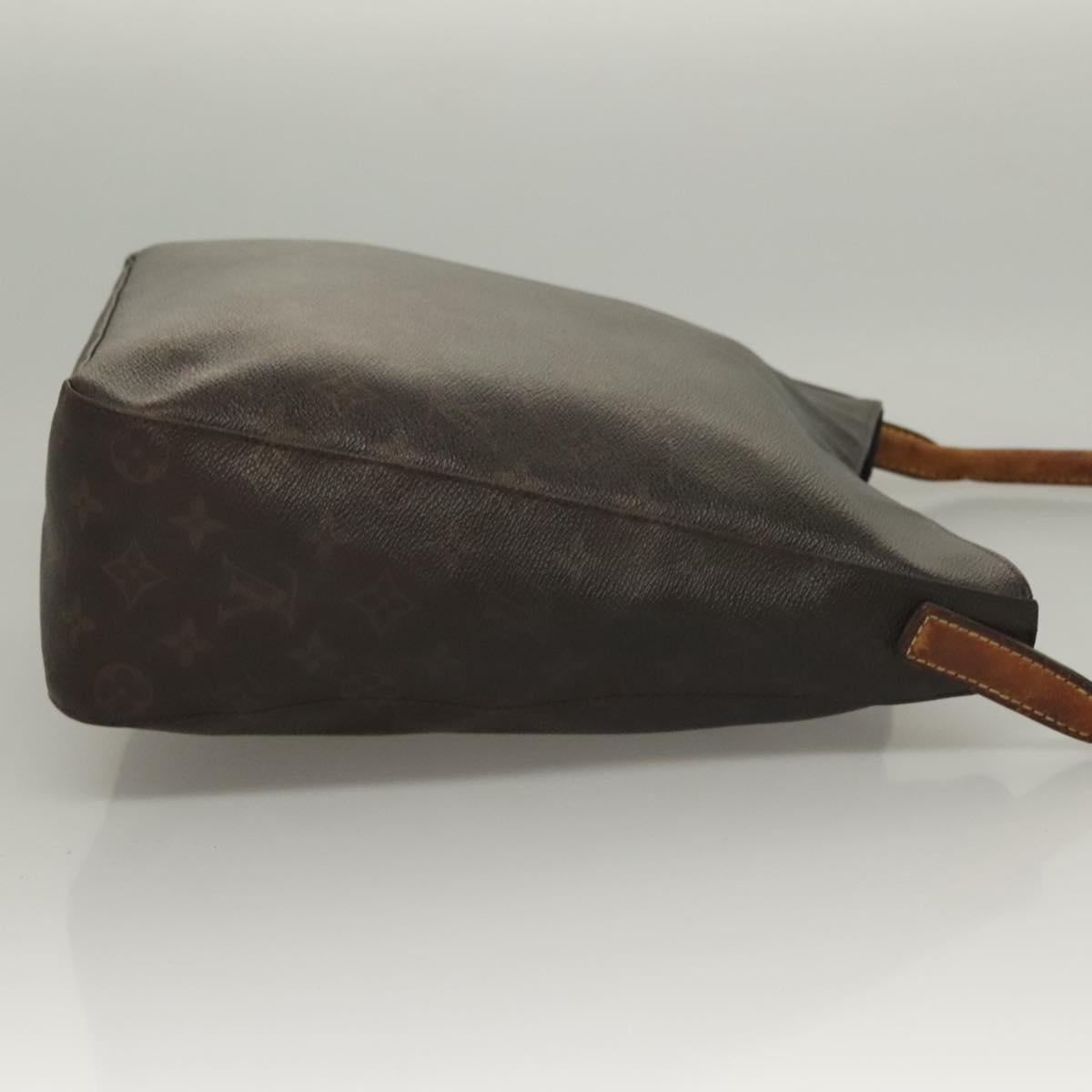 LOUIS VUITTON Monogram Looping GM Shoulder Bag M51145 LV Auth bs28193