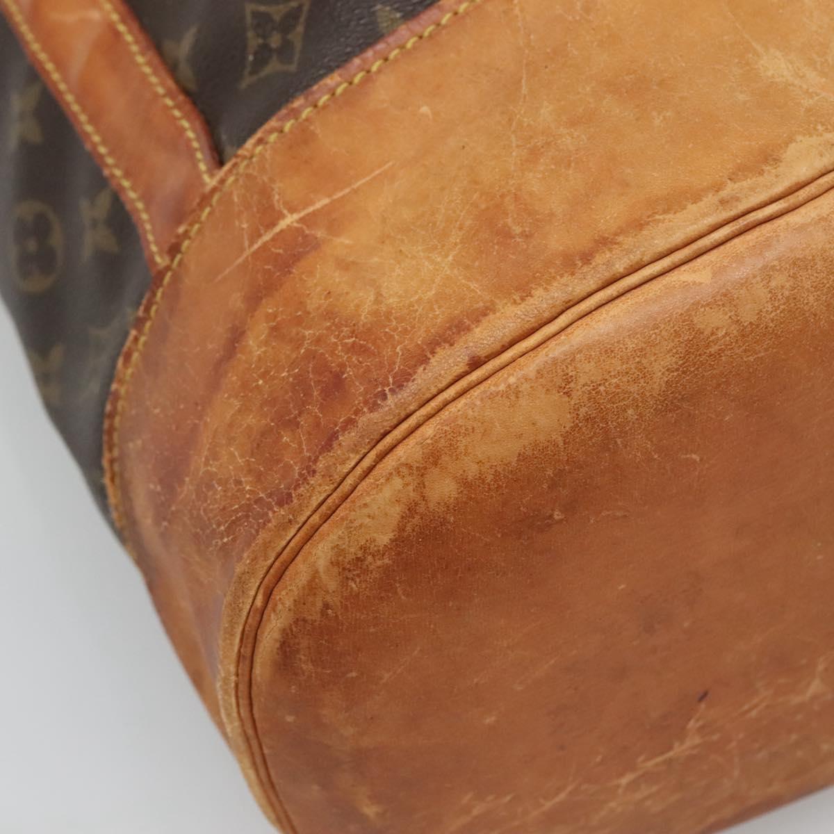 LOUIS VUITTON Monogram Randonnee GM Shoulder Bag M42244 LV Auth bs28201