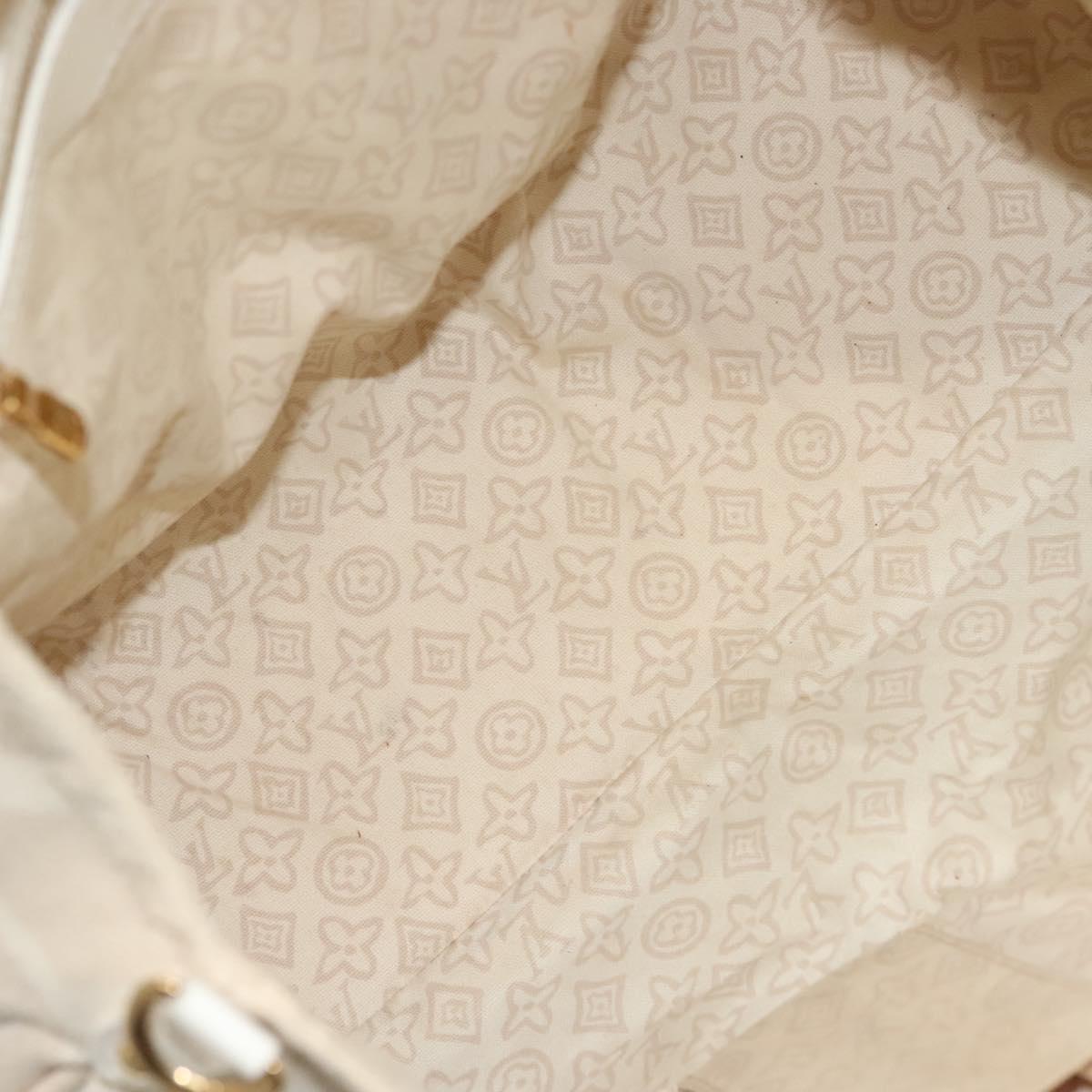 LOUIS VUITTON Cruise Line Tai Sienne PM Bag Canvas Beige M95674 LV Auth bs28204