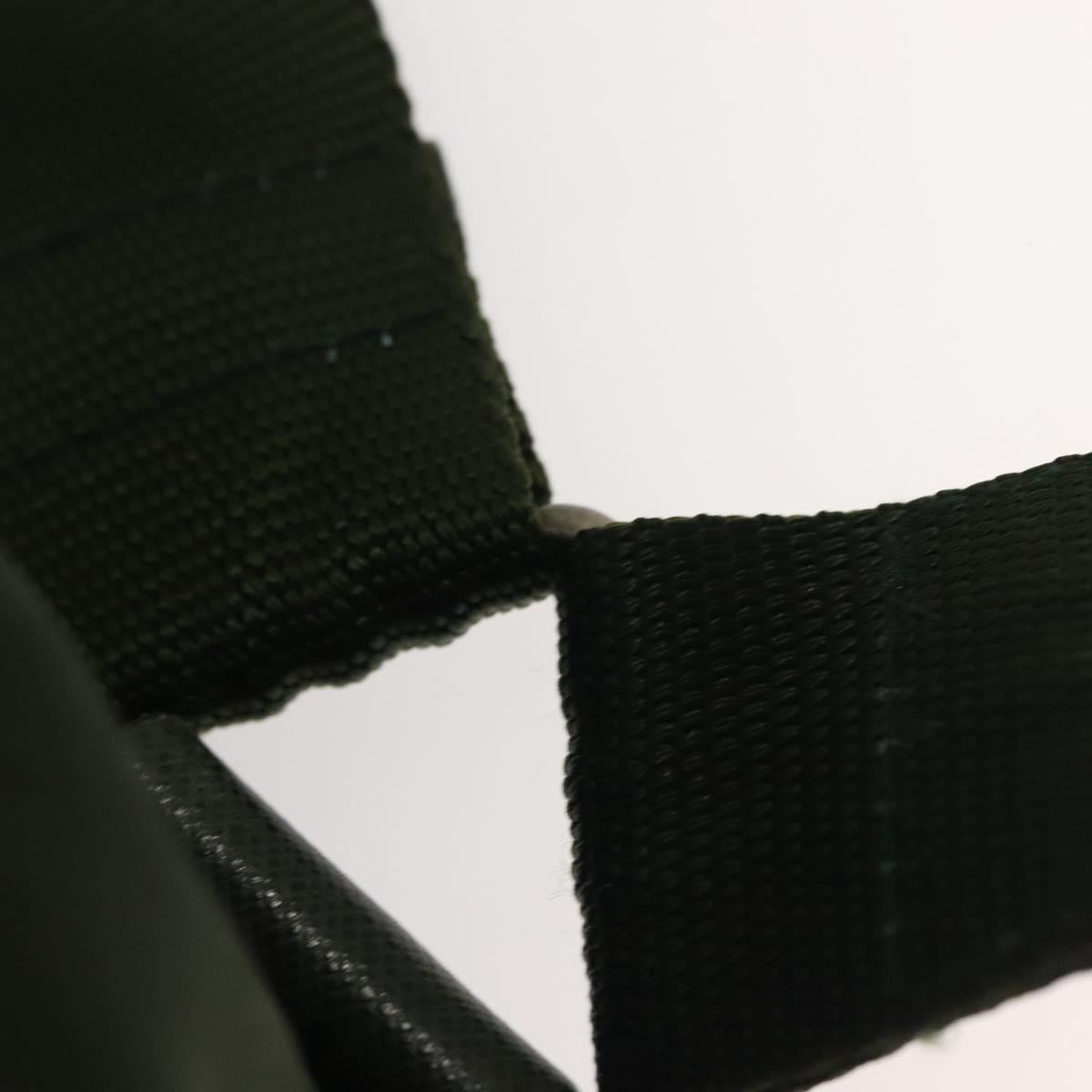 PRADA Backpack Nylon Khaki Silver Auth bs28214