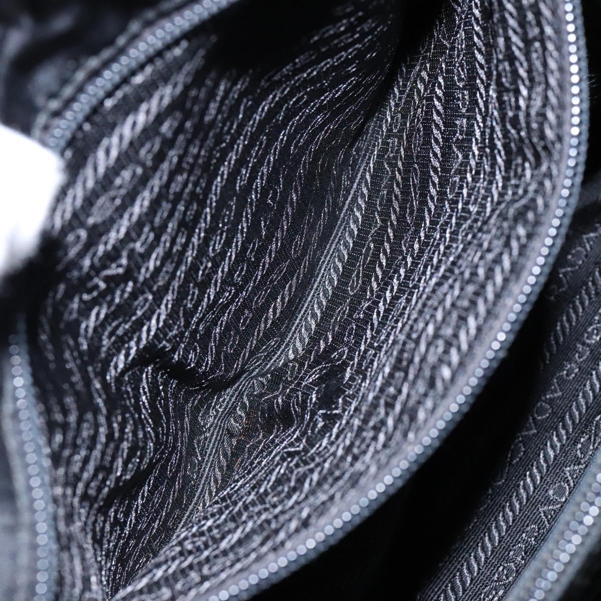 PRADA Hand Bag Nylon Black Auth bs28221