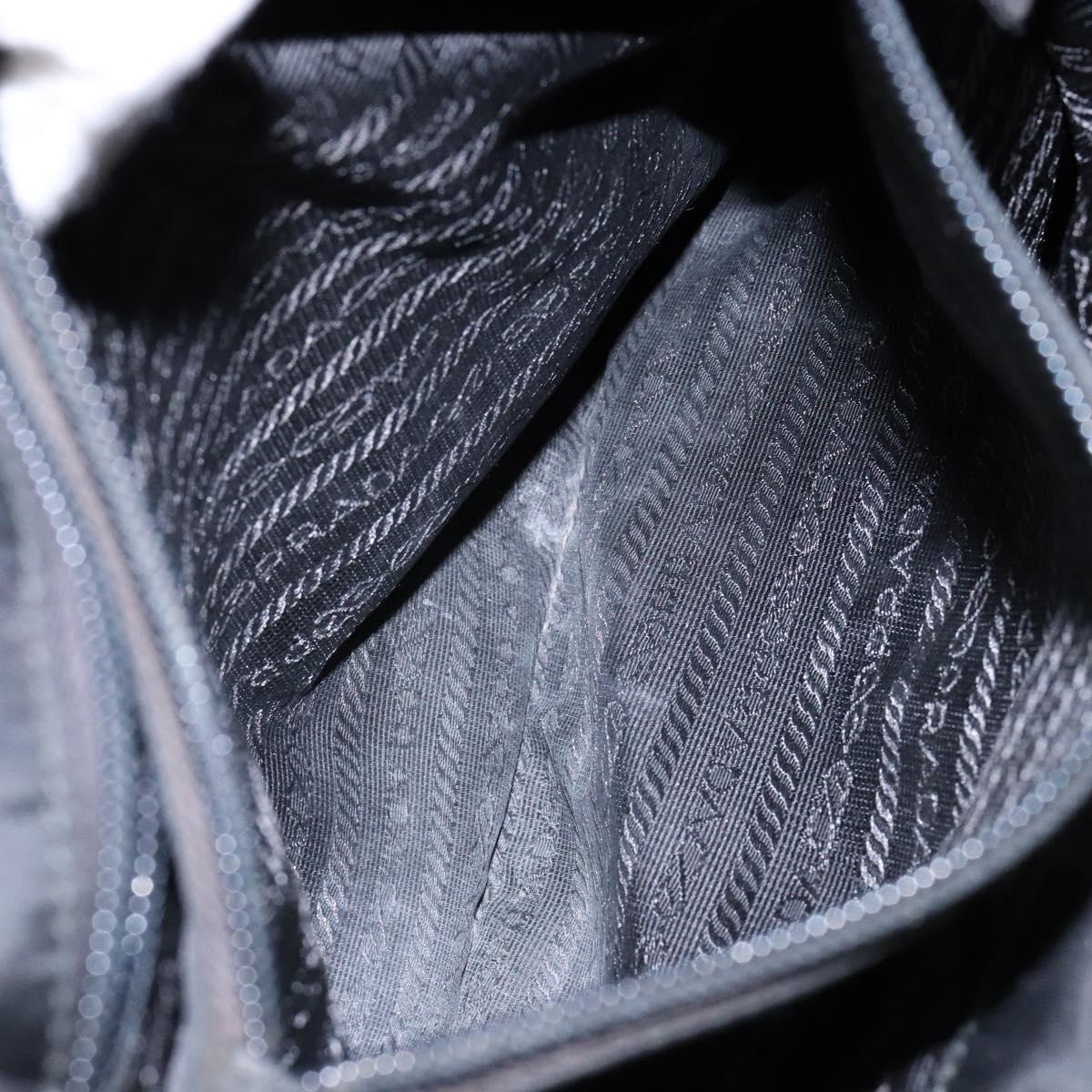 PRADA Hand Bag Nylon Black Auth bs28221