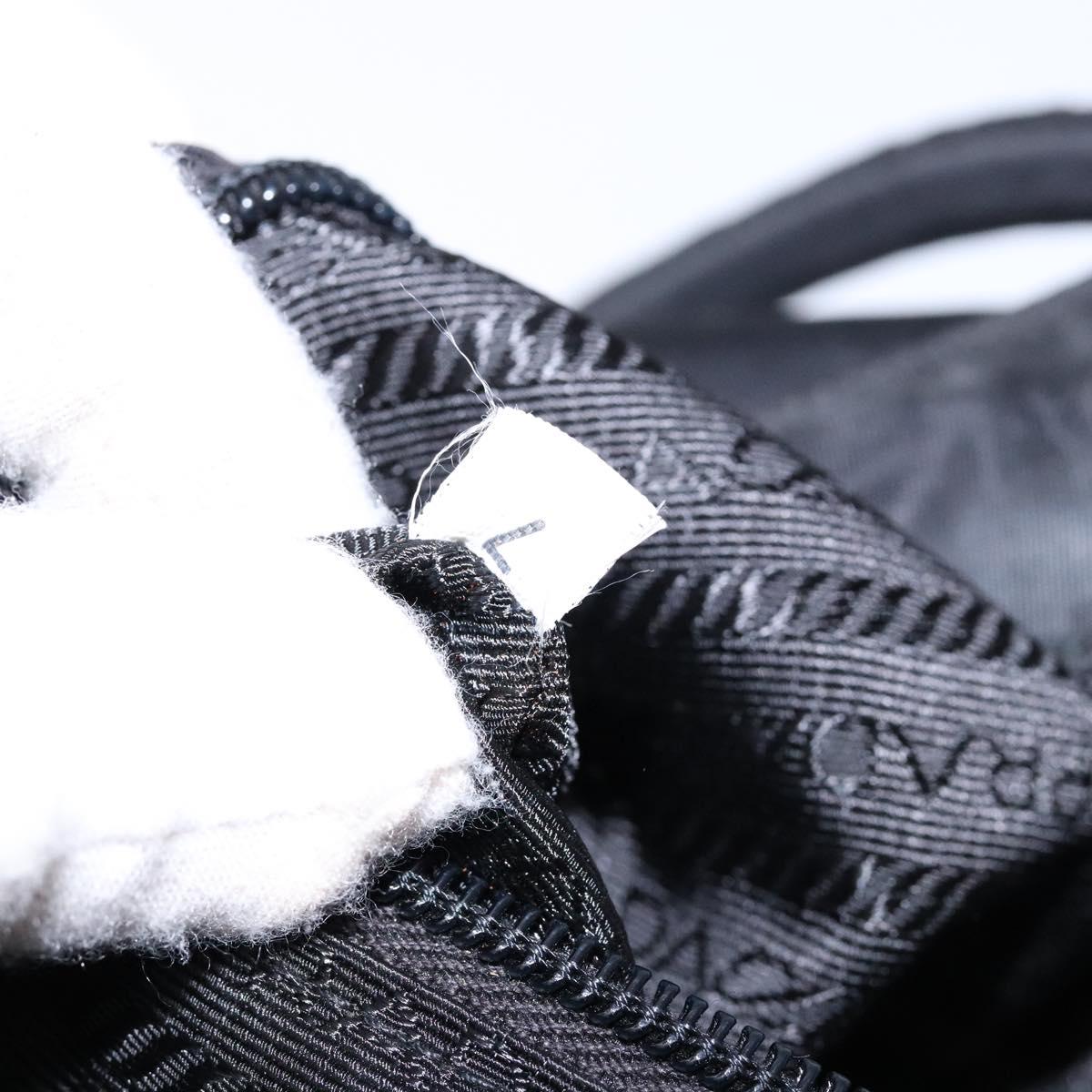 PRADA Hand Bag Nylon Black Auth bs28221