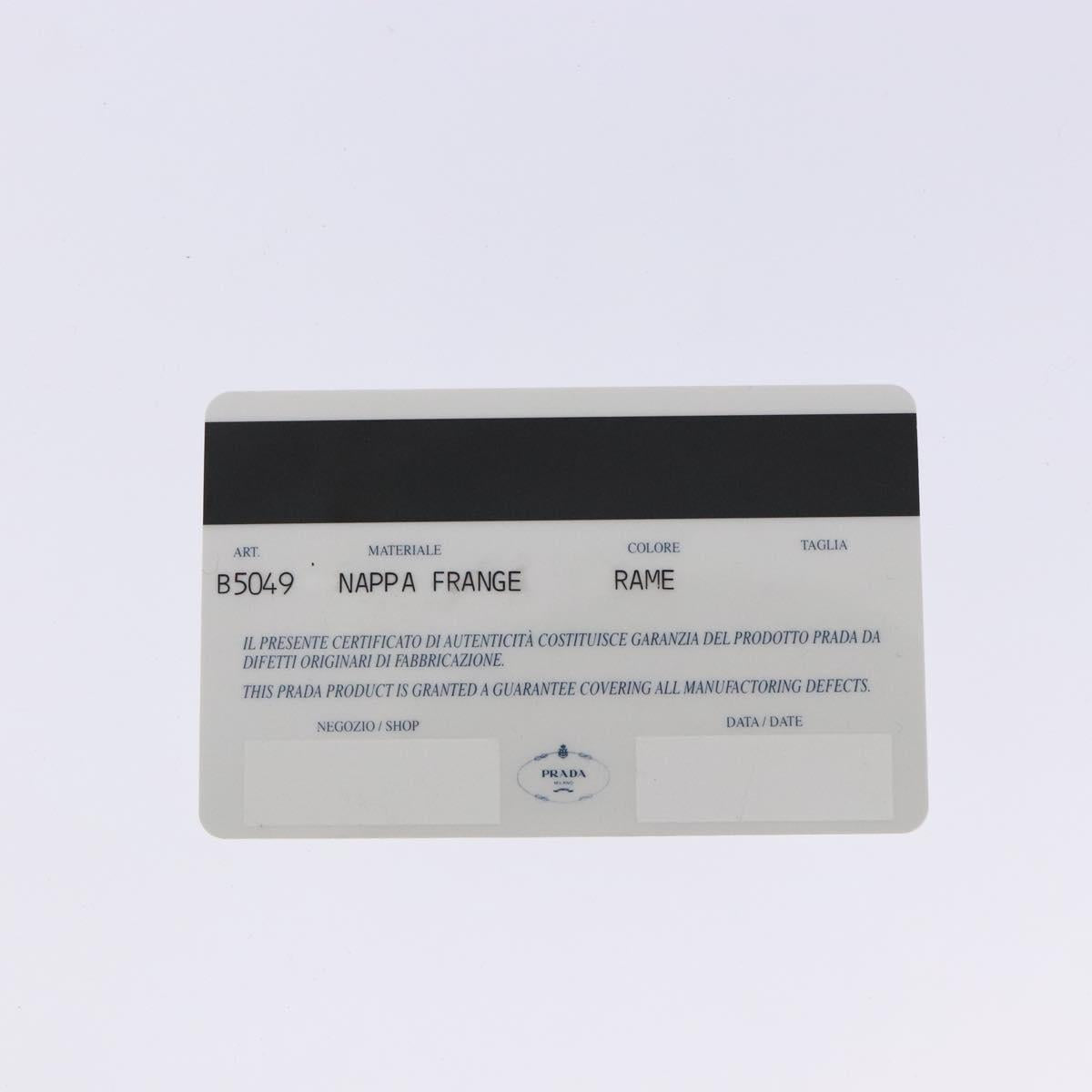 PRADA Shoulder Bag Nylon Leather Khaki Silver Auth bs28226