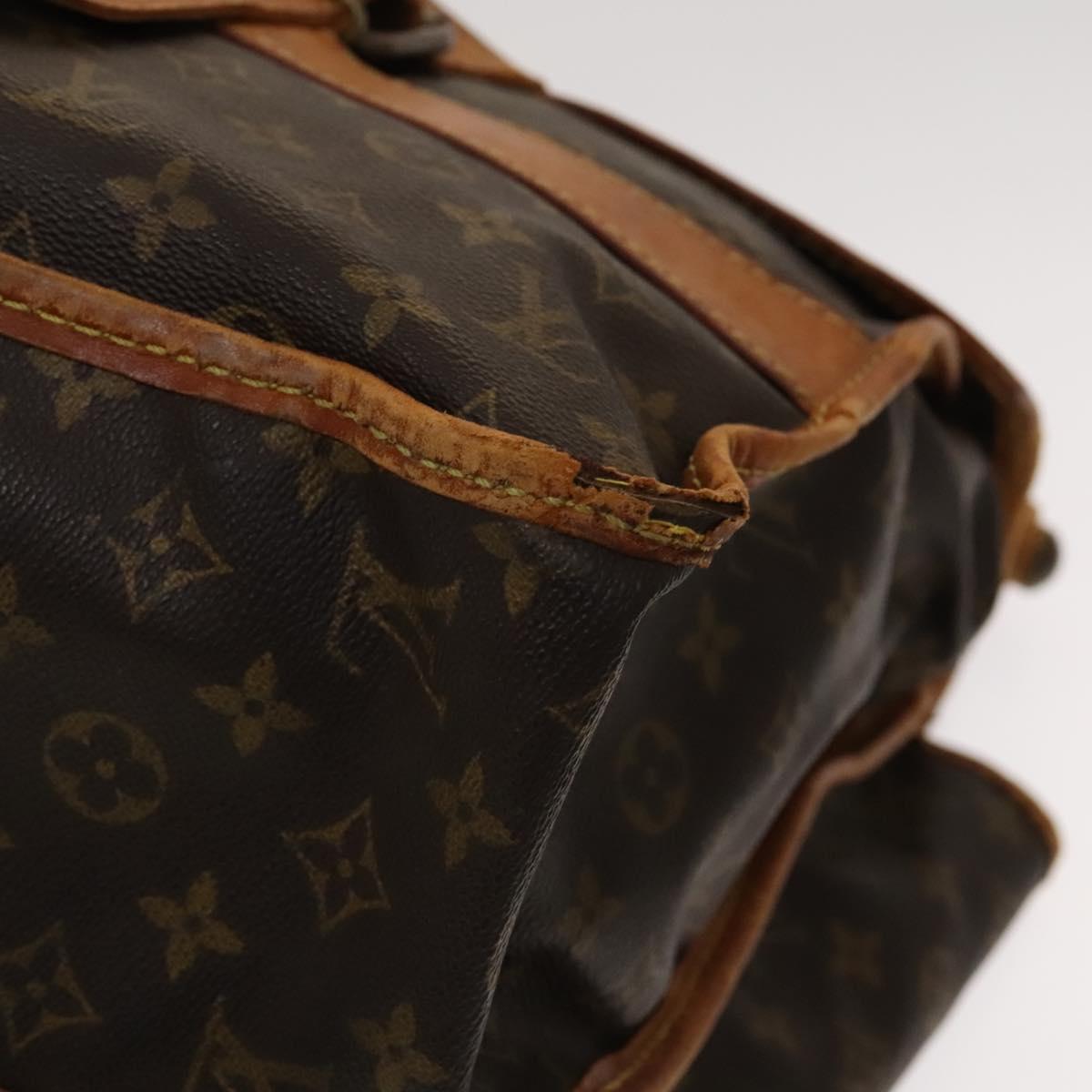 LOUIS VUITTON Monogram Game Meat Boston Bag M58120 LV Auth bs28243