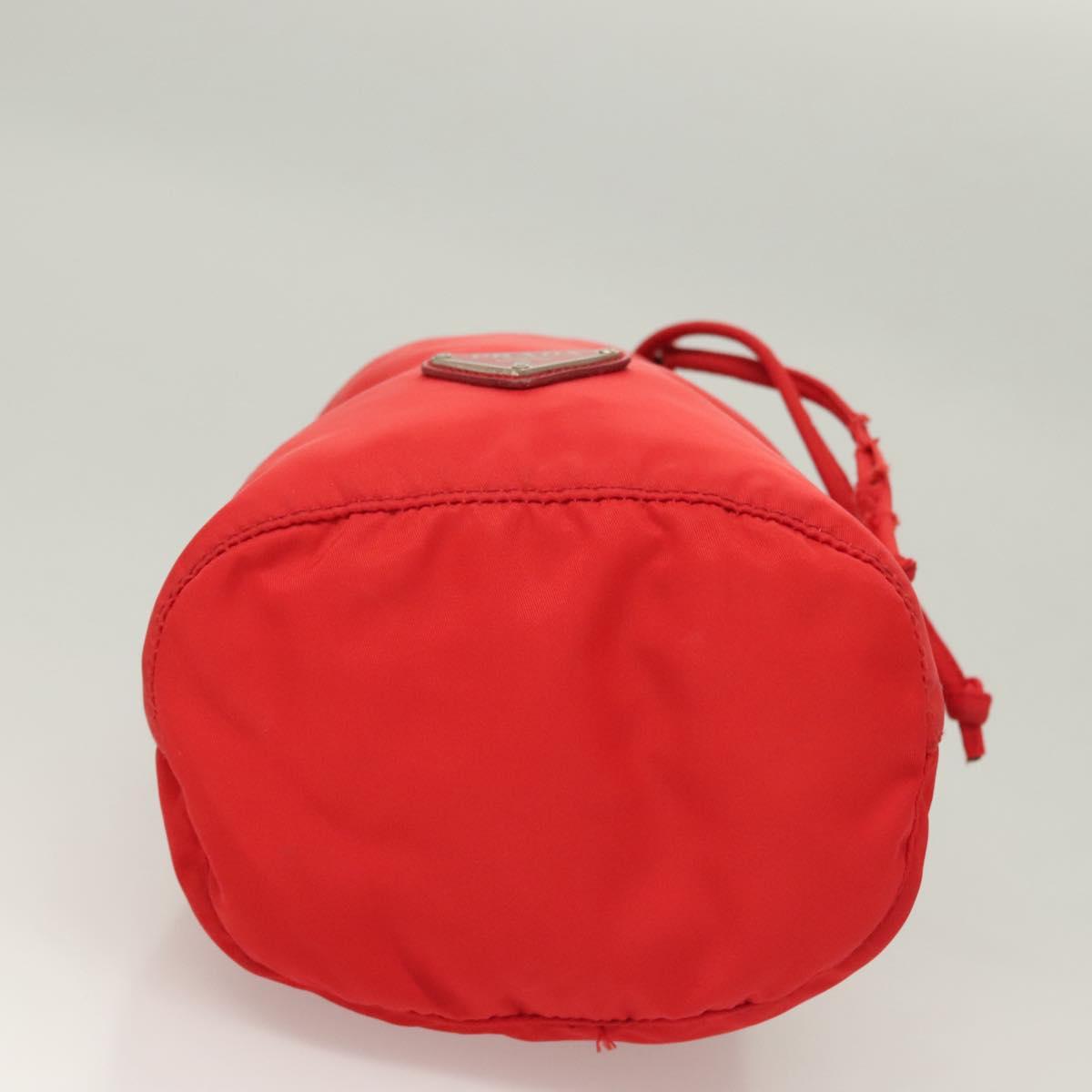 PRADA Pouch Nylon 2Set Red Black Auth bs28341