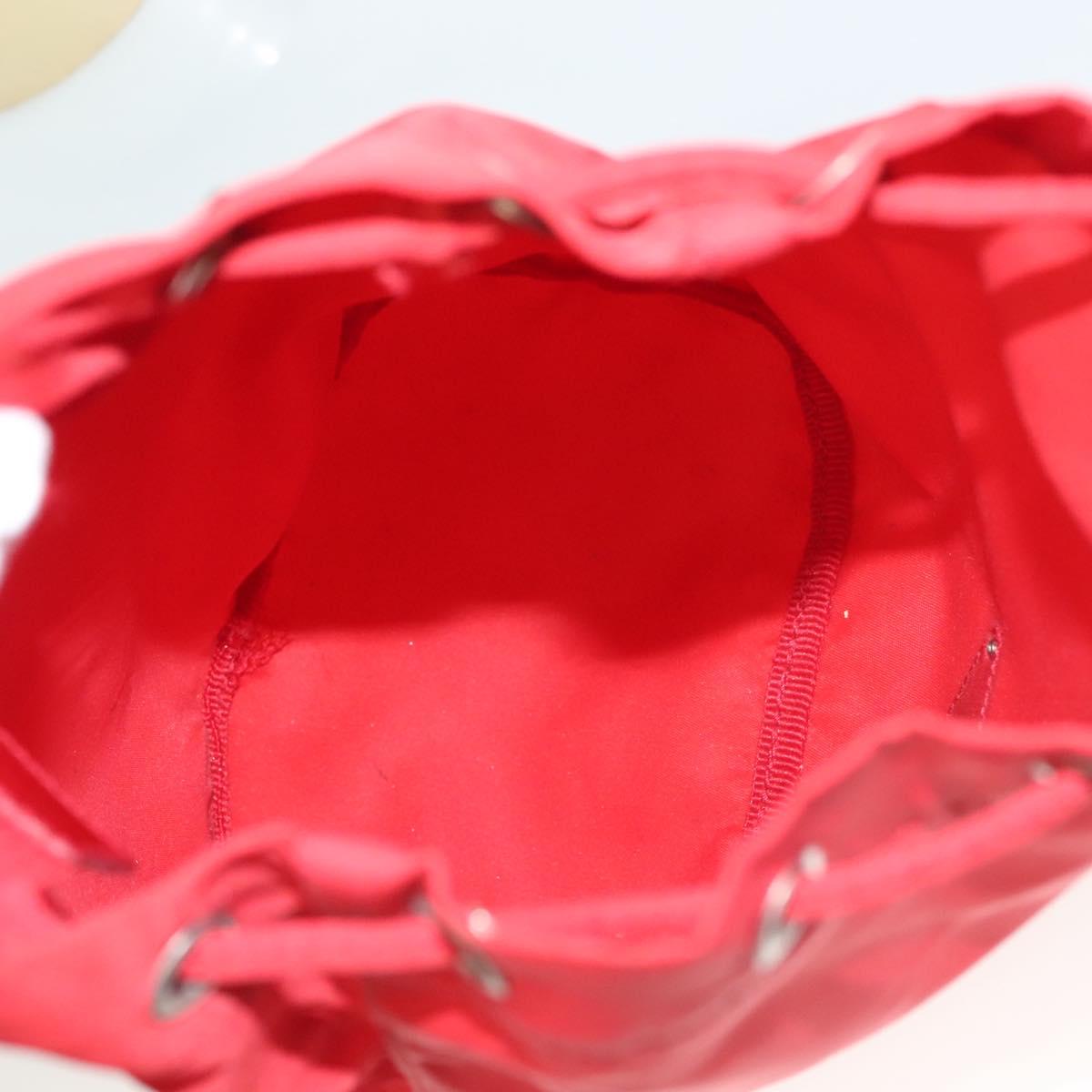 PRADA Pouch Nylon 2Set Red Black Auth bs28341