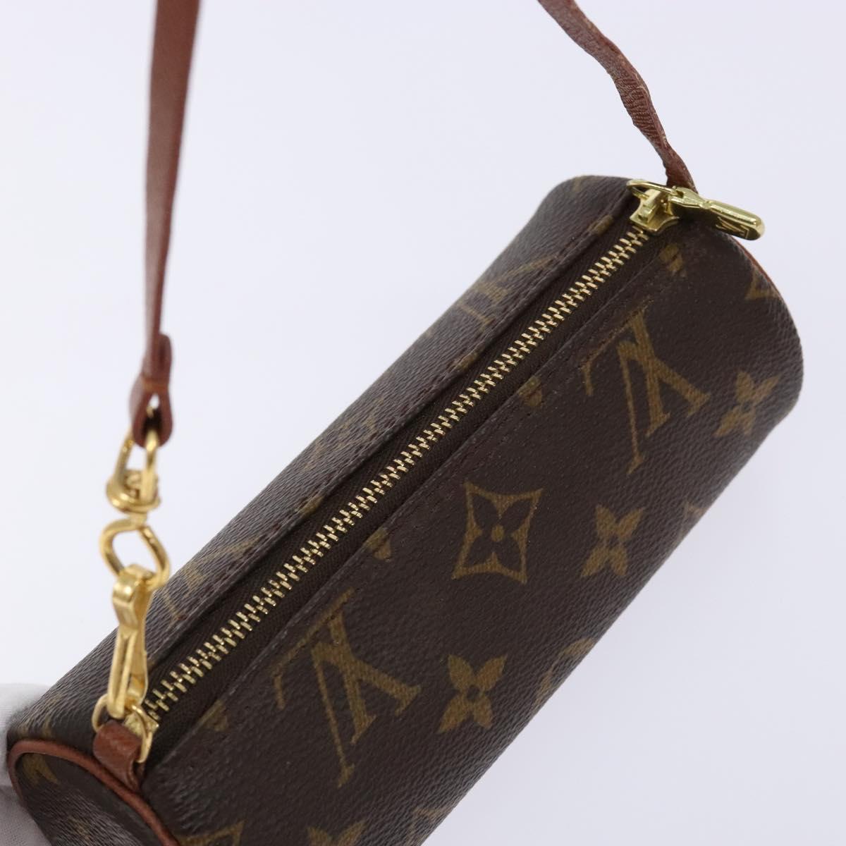 LOUIS VUITTON Monogram Papillon Pouch LV Auth bs28346
