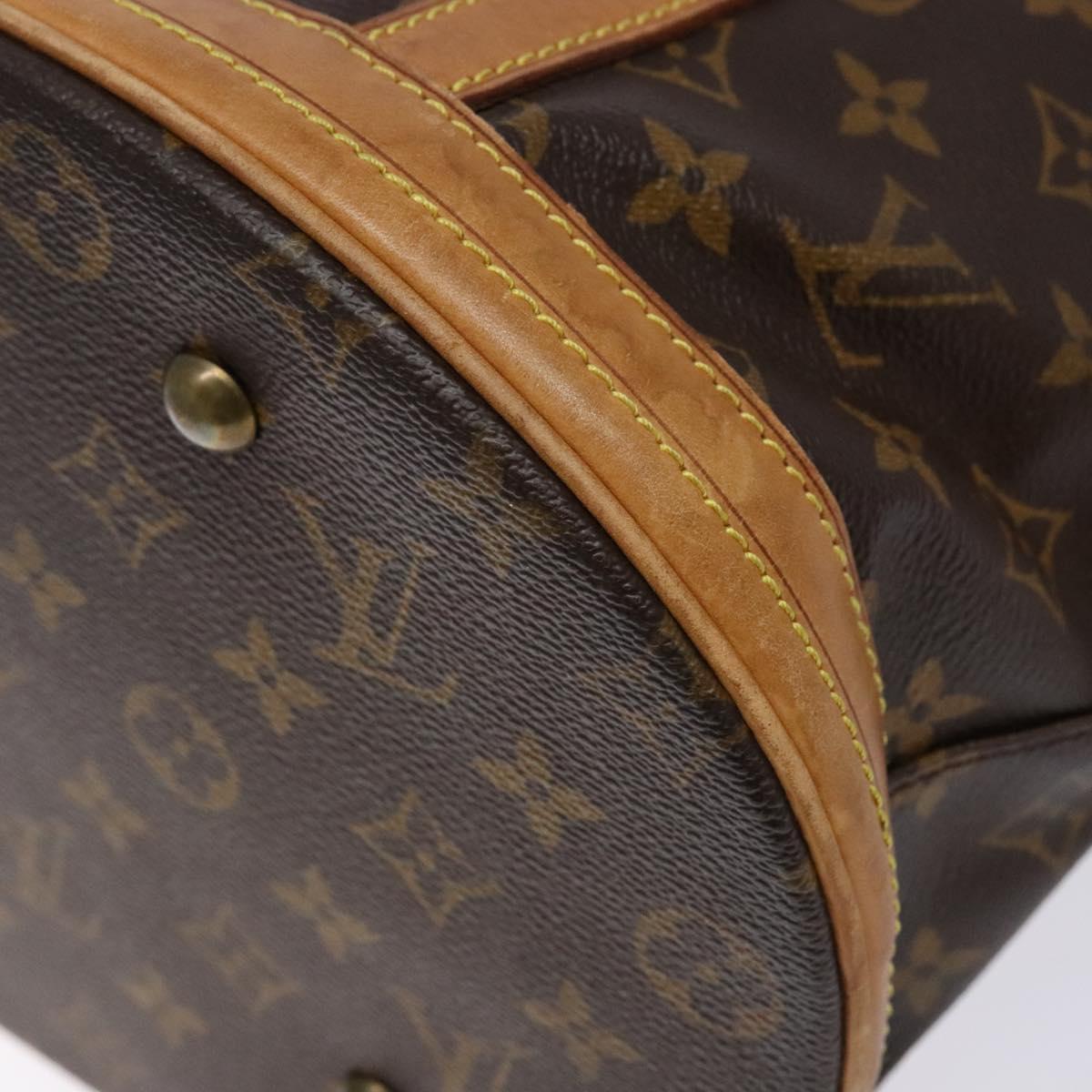 LOUIS VUITTON Monogram Bucket GM Shoulder Bag M42236 LV Auth bs28351