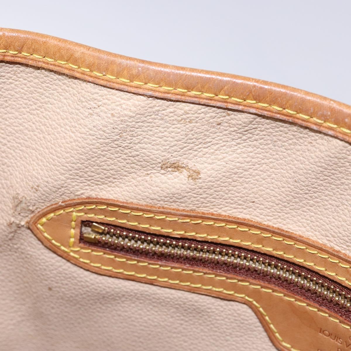 LOUIS VUITTON Monogram Bucket GM Shoulder Bag M42236 LV Auth bs28351