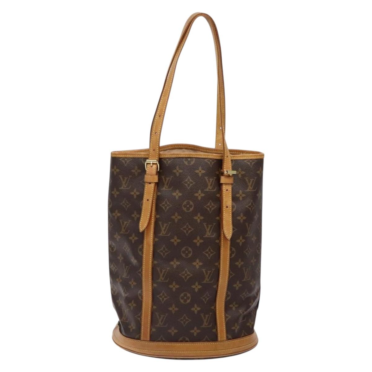 LOUIS VUITTON Monogram Bucket GM Shoulder Bag M42236 LV Auth bs28351