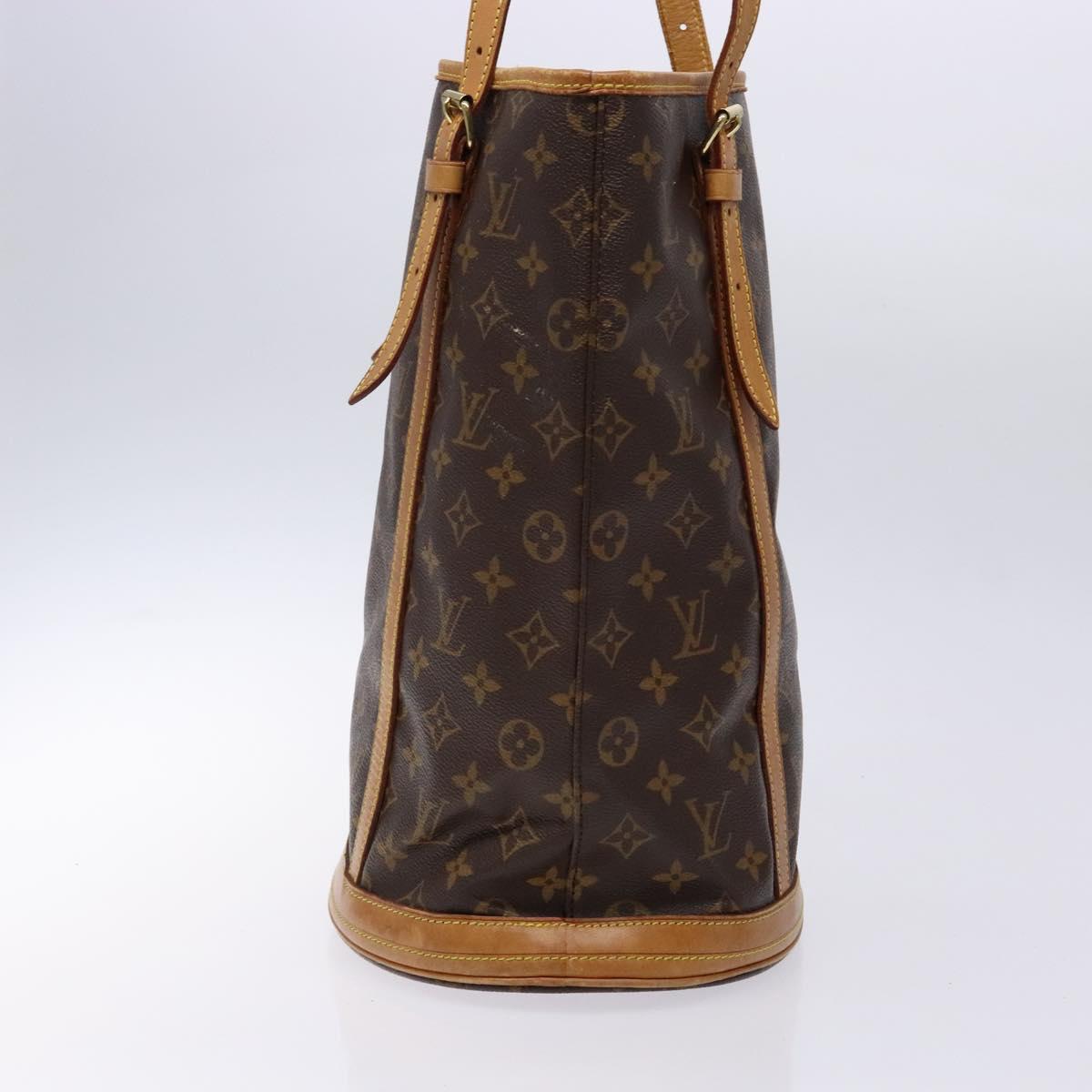 LOUIS VUITTON Monogram Bucket GM Shoulder Bag M42236 LV Auth bs28351