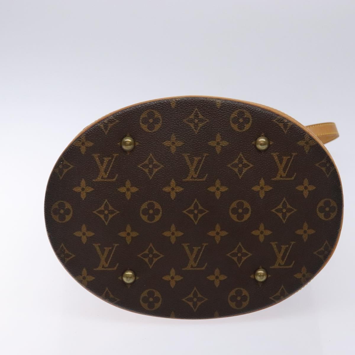 LOUIS VUITTON Monogram Bucket GM Shoulder Bag M42236 LV Auth bs28351