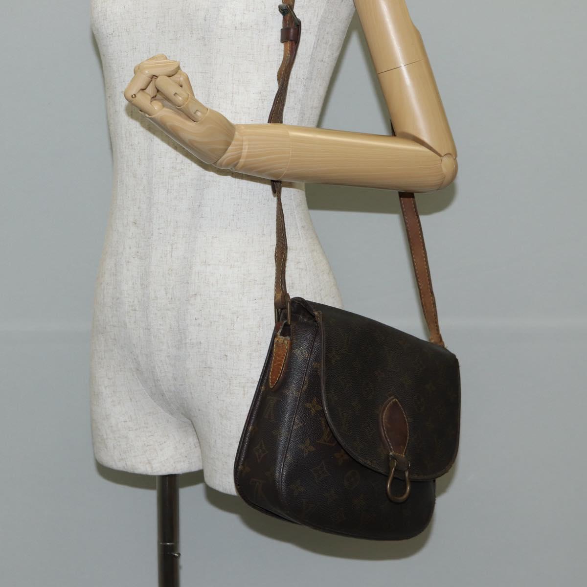 LOUIS VUITTON Monogram Saint Cloud GM Shoulder Bag M51242 LV Auth bs28360