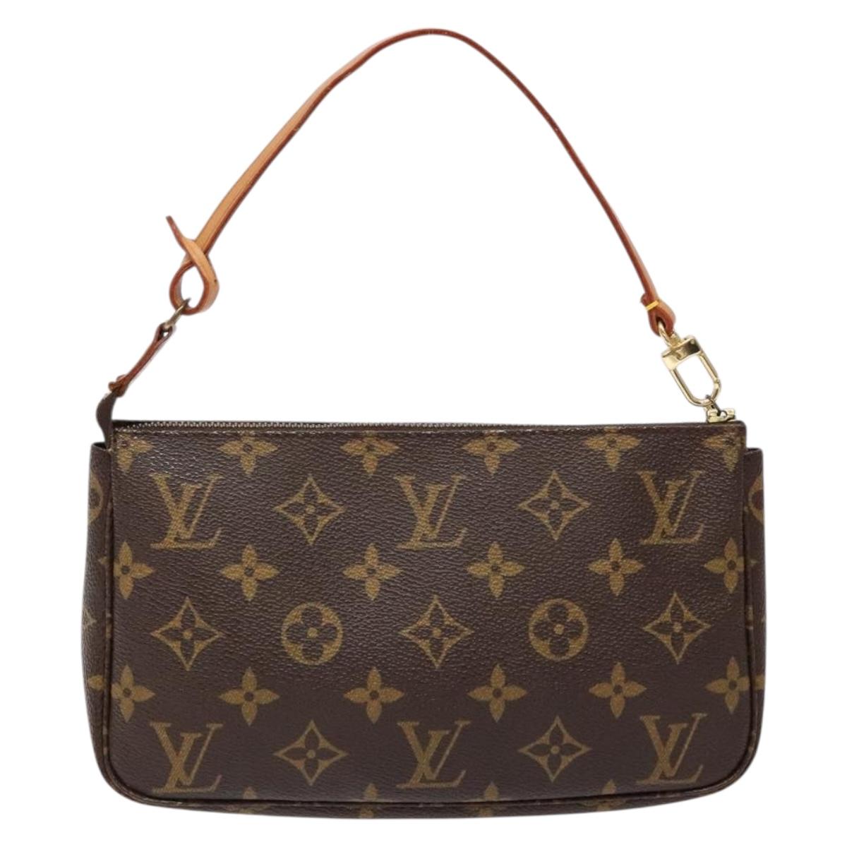 LOUIS VUITTON Monogram Pochette Accessoires Pouch Vintage M51980 LV Auth bs28364
