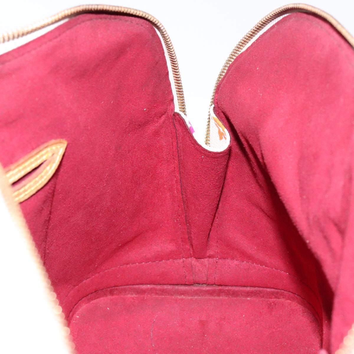 LOUIS VUITTON Monogram Multicolor Alma Hand Bag White M92647 LV Auth bs28368