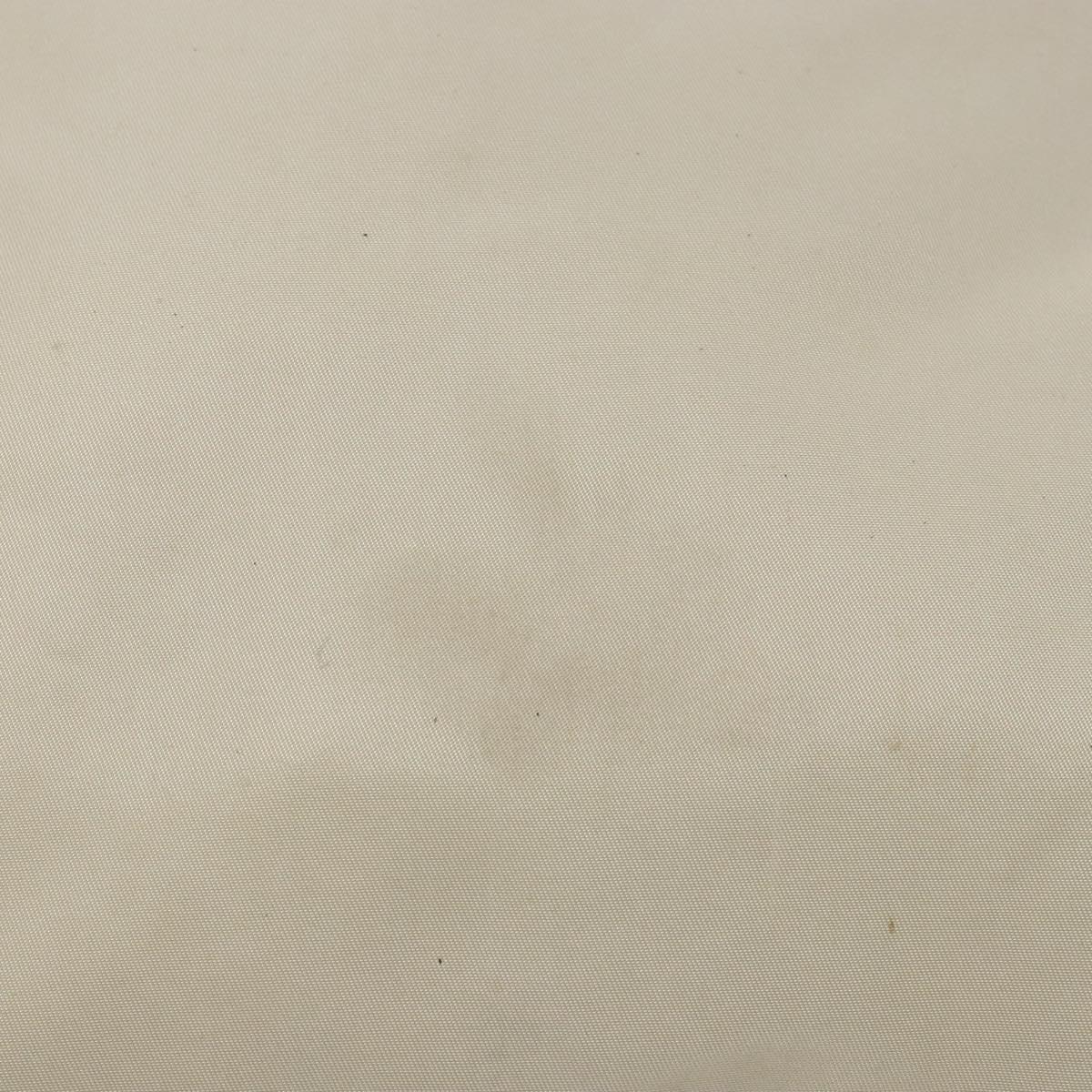 PRADA Shoulder Bag Nylon Beige Auth bs28381