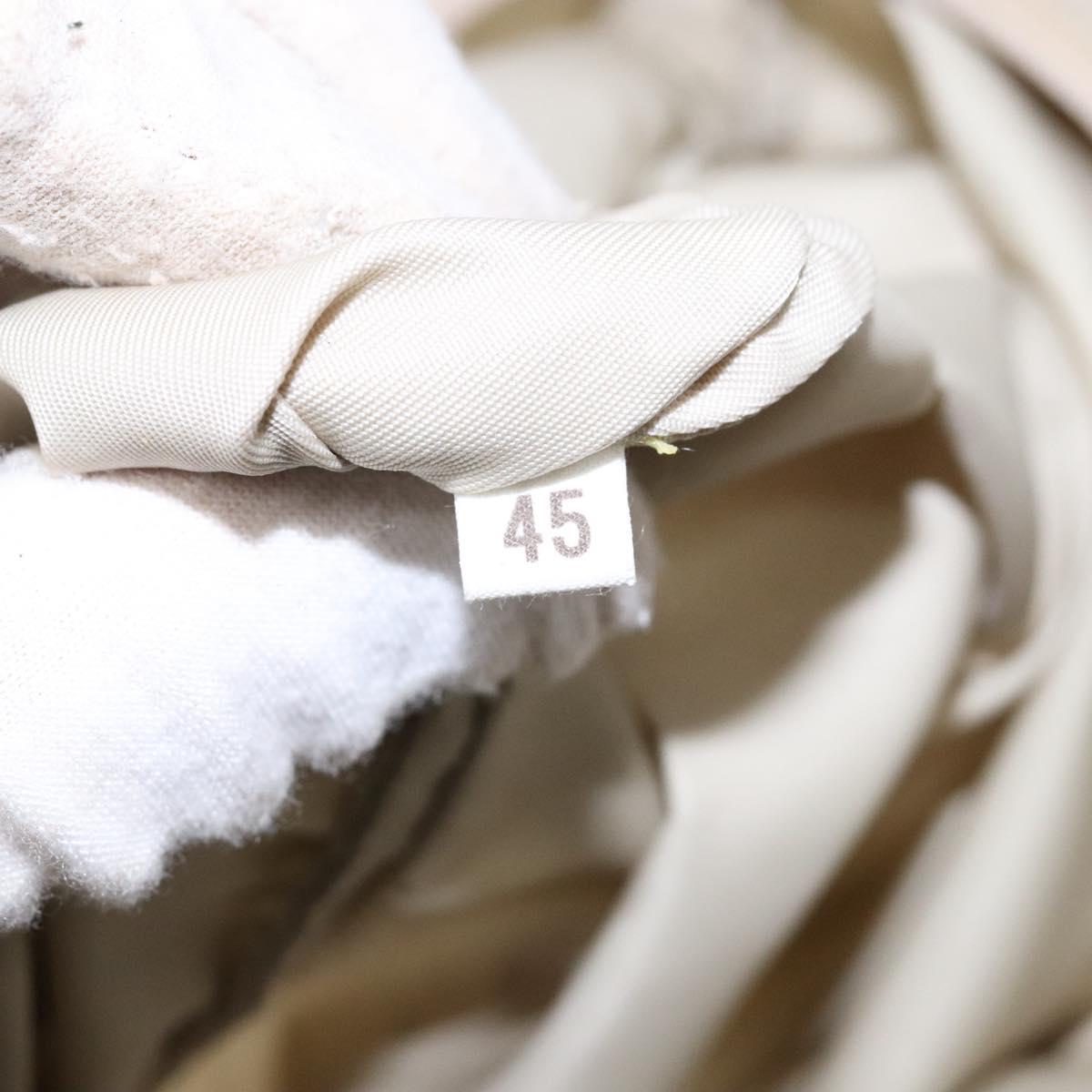 PRADA Shoulder Bag Nylon Beige Auth bs28381