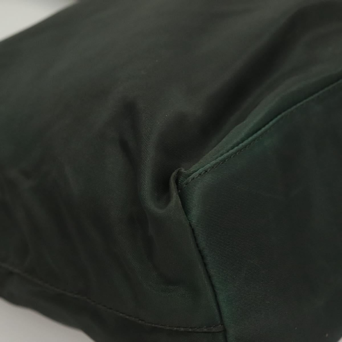 PRADA Tote Bag Nylon Green Auth bs28392